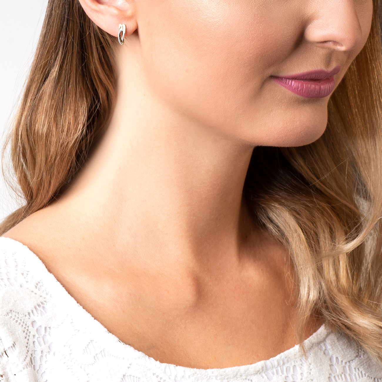 Ohrringe Savicki: Gold, Diamanten - 7