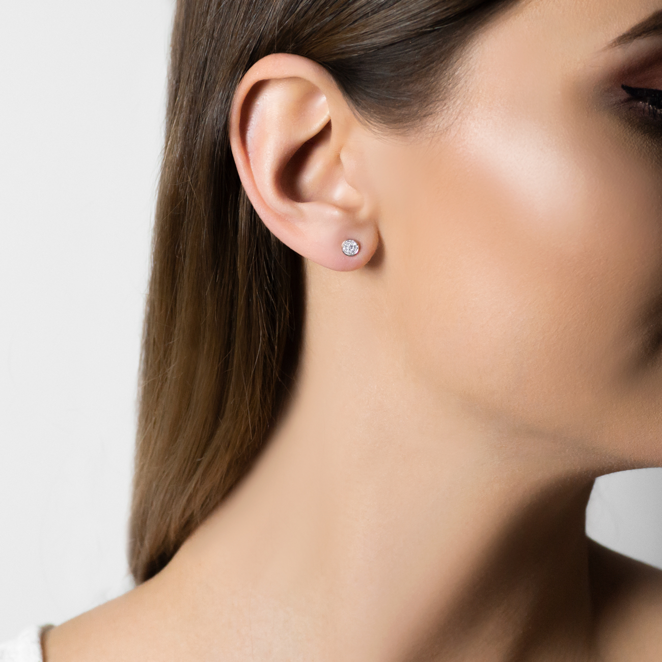 Kolczyki Savicki: dwukolorowe złoto, diamenty