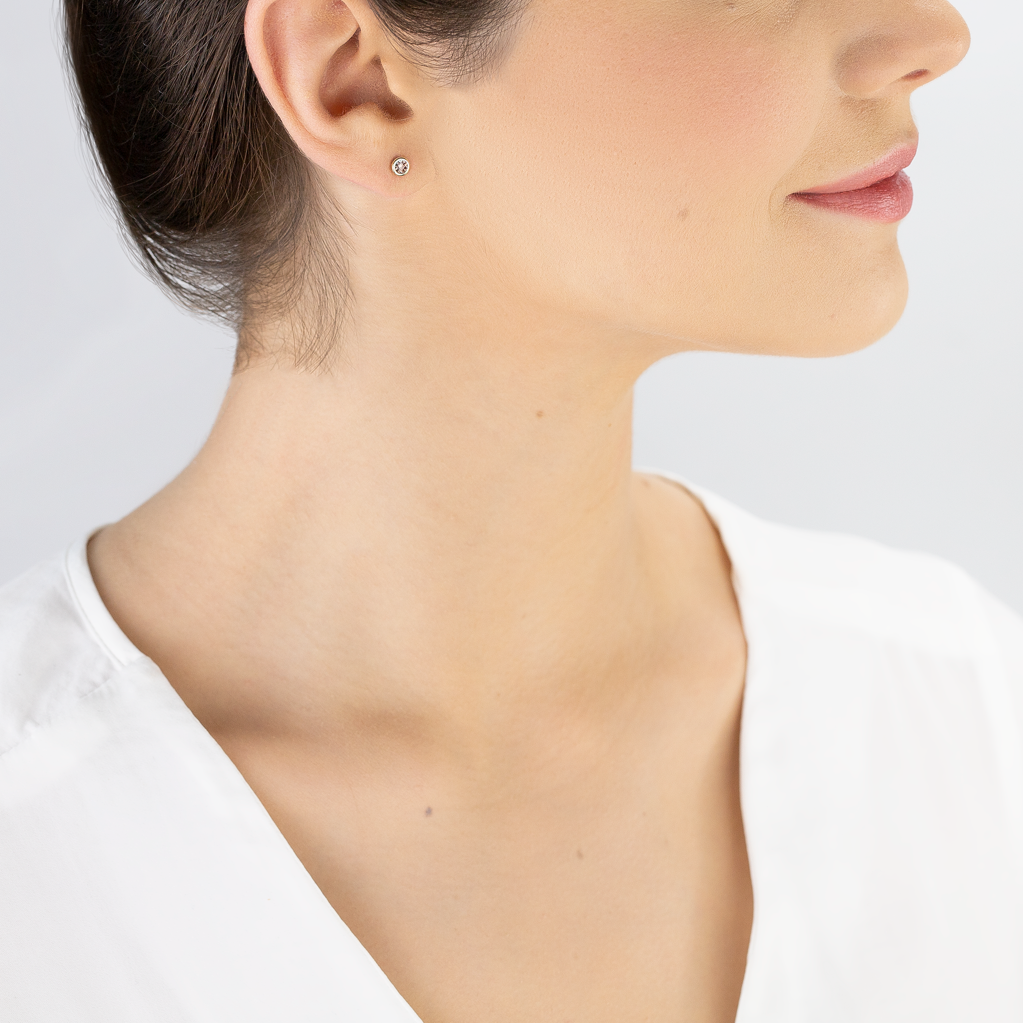 Ohrringe Savicki: Gold, Diamanten