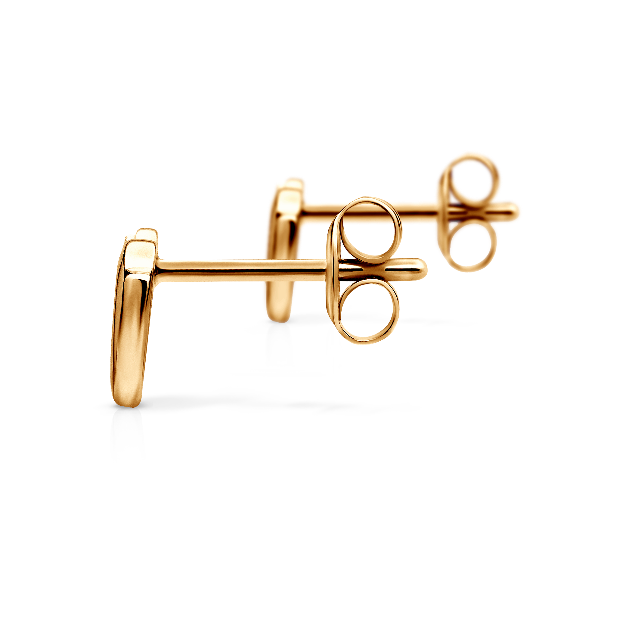 Ohrringe Herzen Savicki: Gold, Diamanten