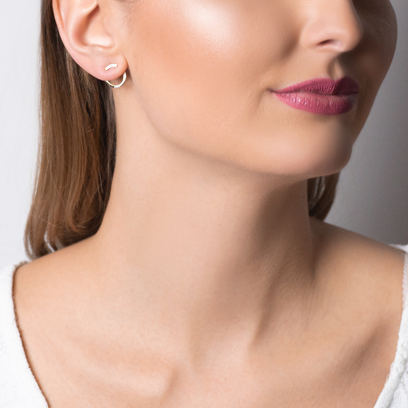 Ohrringe Creolen  Savicki: Gold, Diamanten