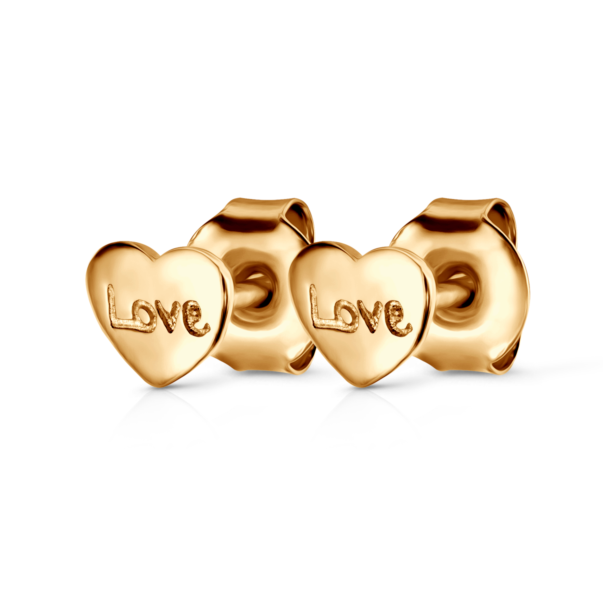 Kolczyki serce Savicki: złote