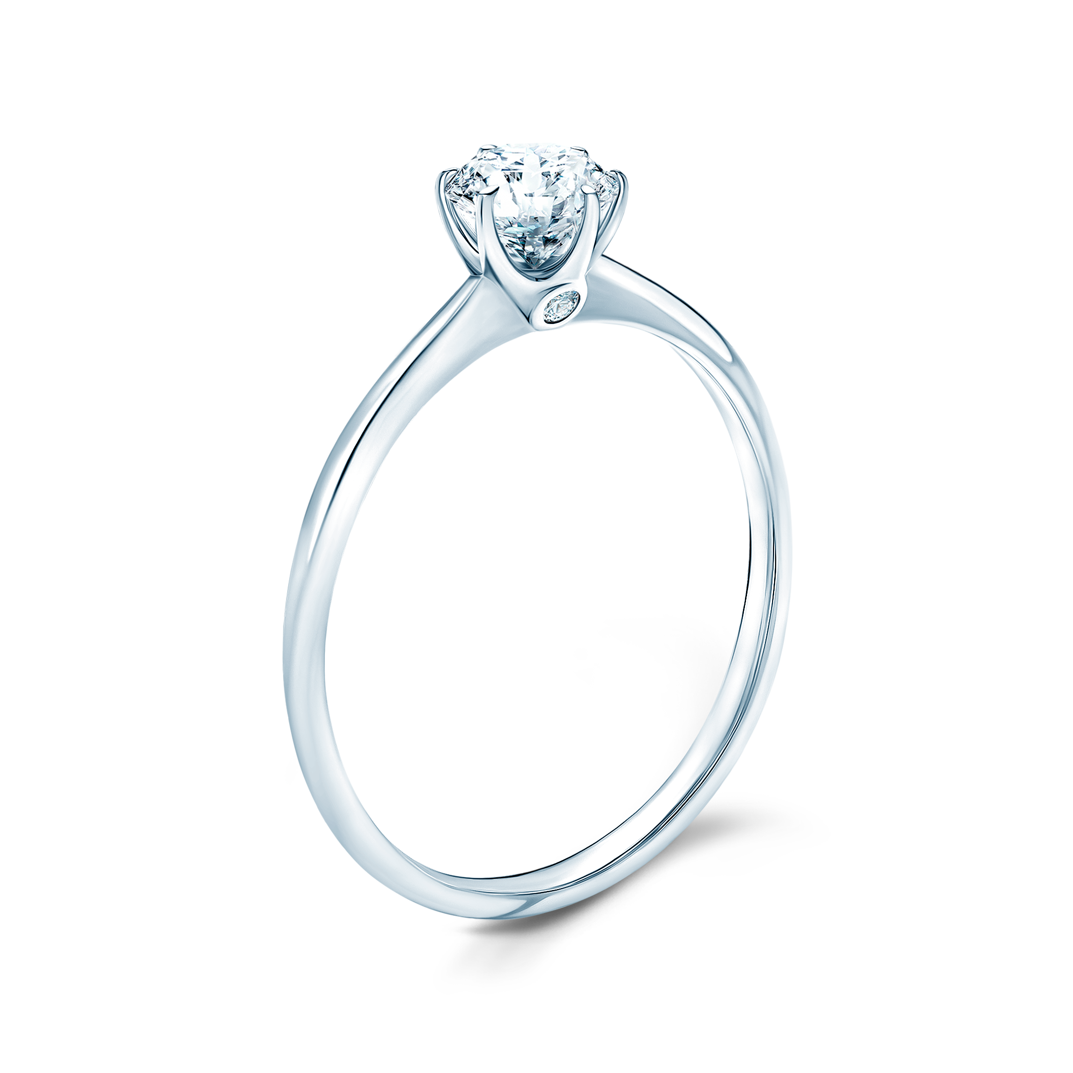 Verlobungsring The Journey: Weißgold, Labordiamant