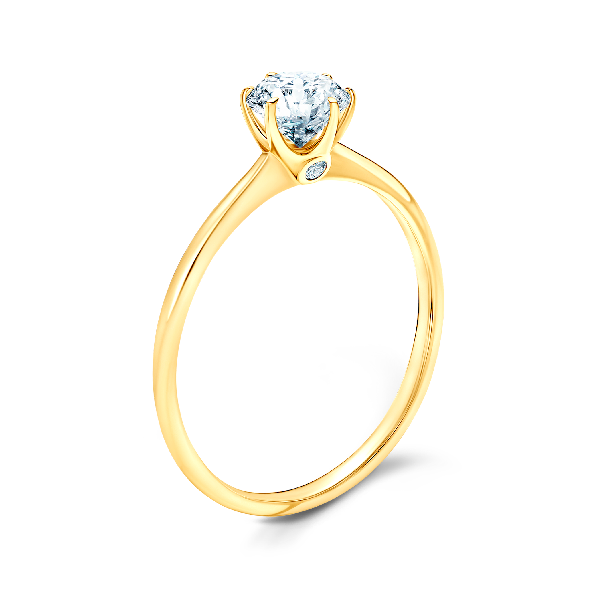 Verlobungsring The Journey: Gold, Labordiamant