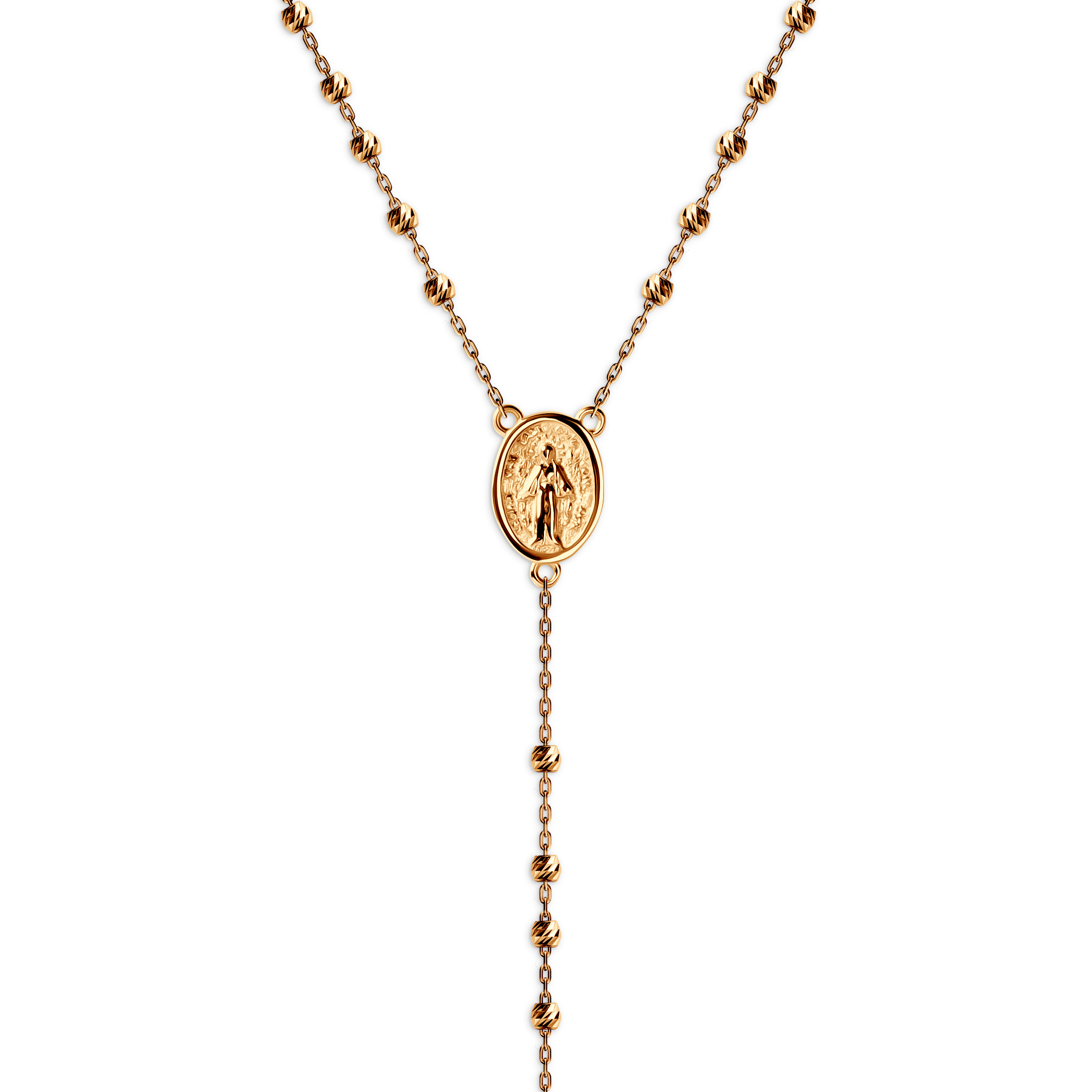 Naszyjnik krzyżyk Savicki: złoty 585