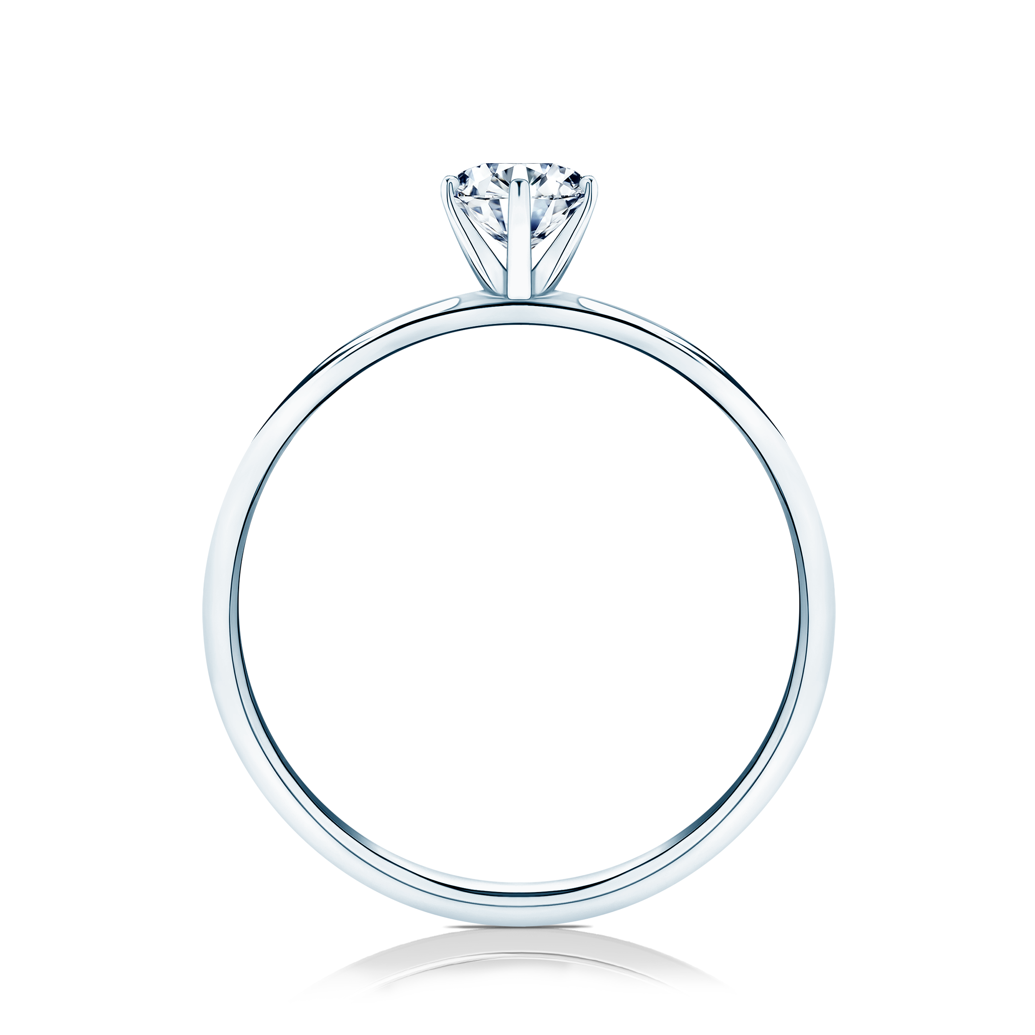 Verlobungsring SAVICKI: Weißgold, Labordiamant