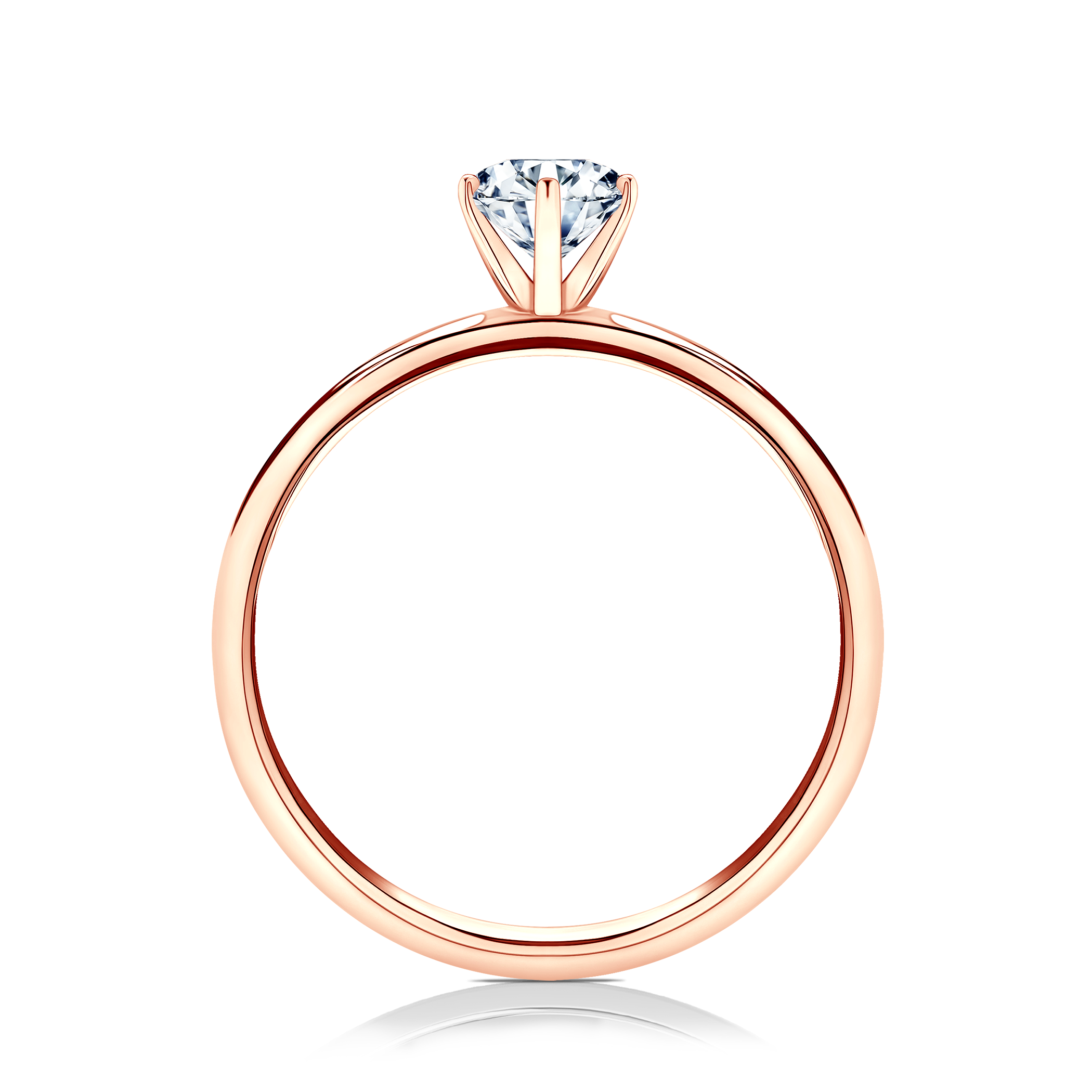 Verlobungsring SAVICKI: Roségold, Labordiamant