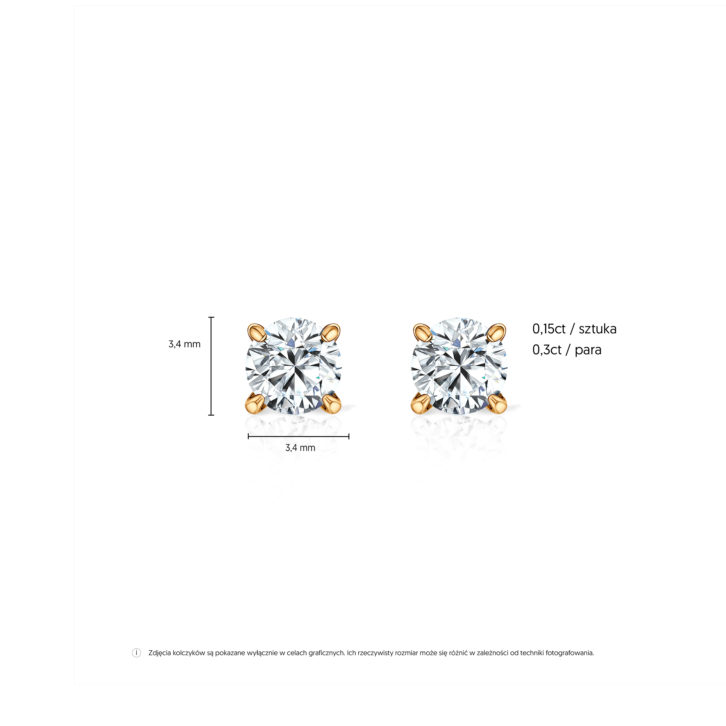 Ohrringe The Light: Gold, Diamanten - 7