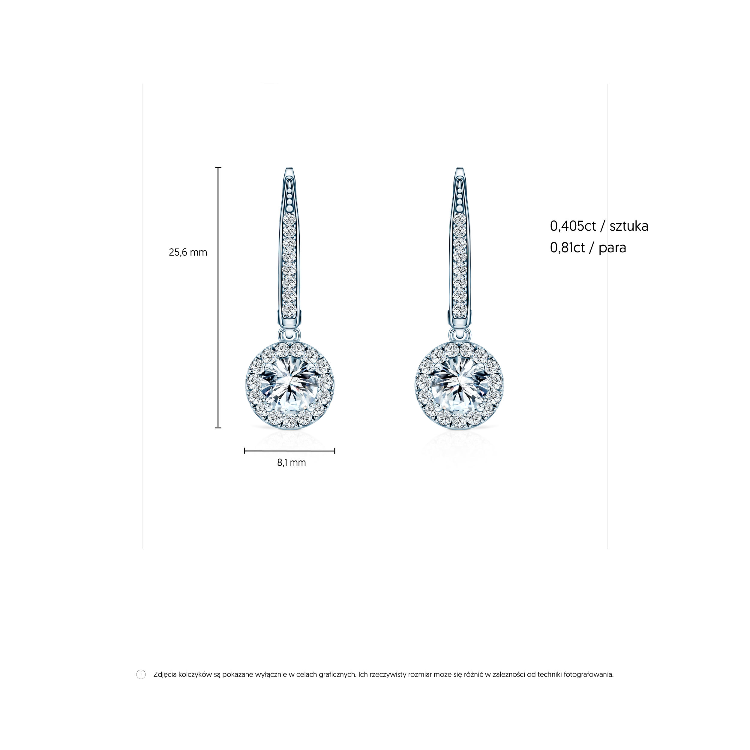 This is Love earrings: rose gold, white sapphires, diamonds - 5