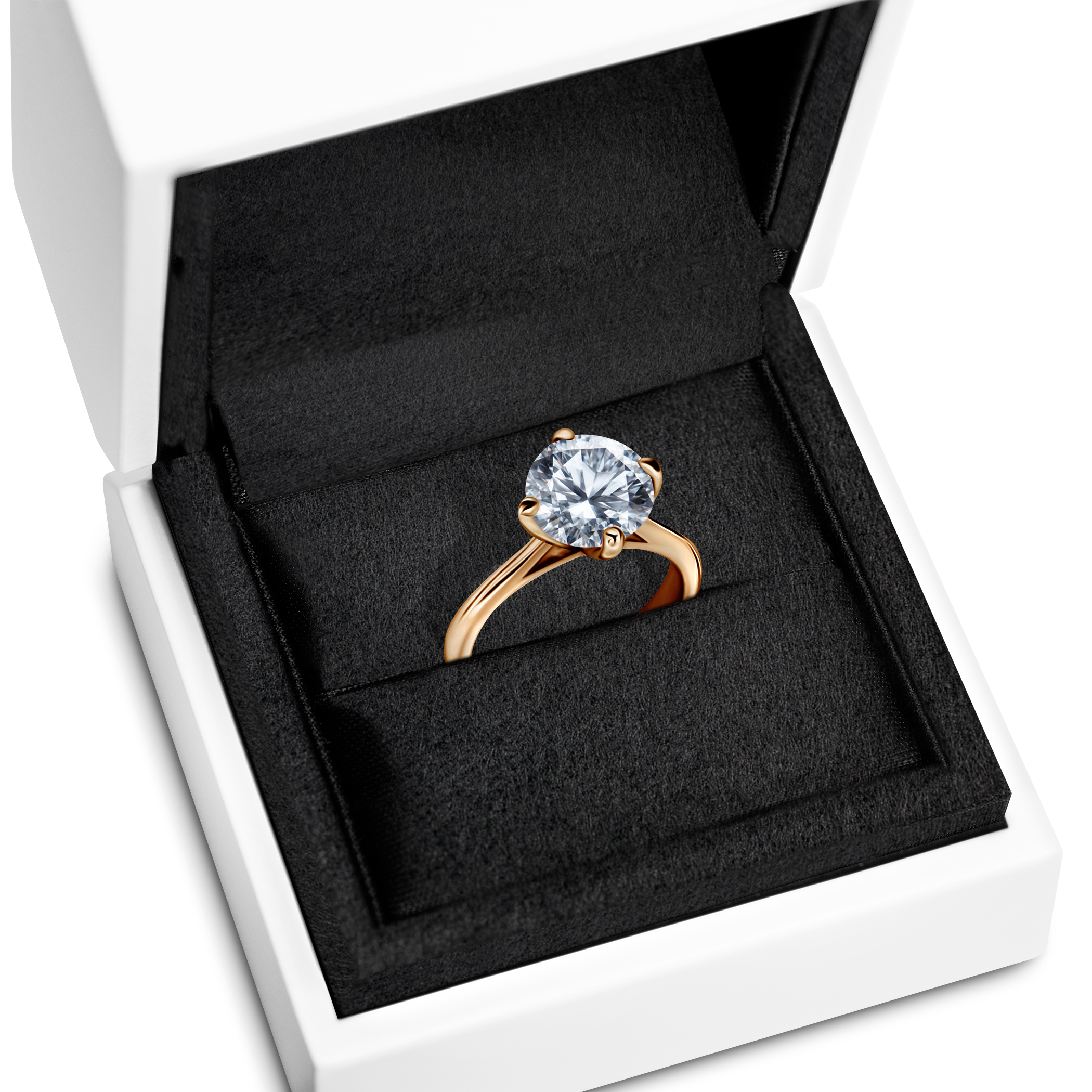 Verlobungsring The Light: Gold, Diamant