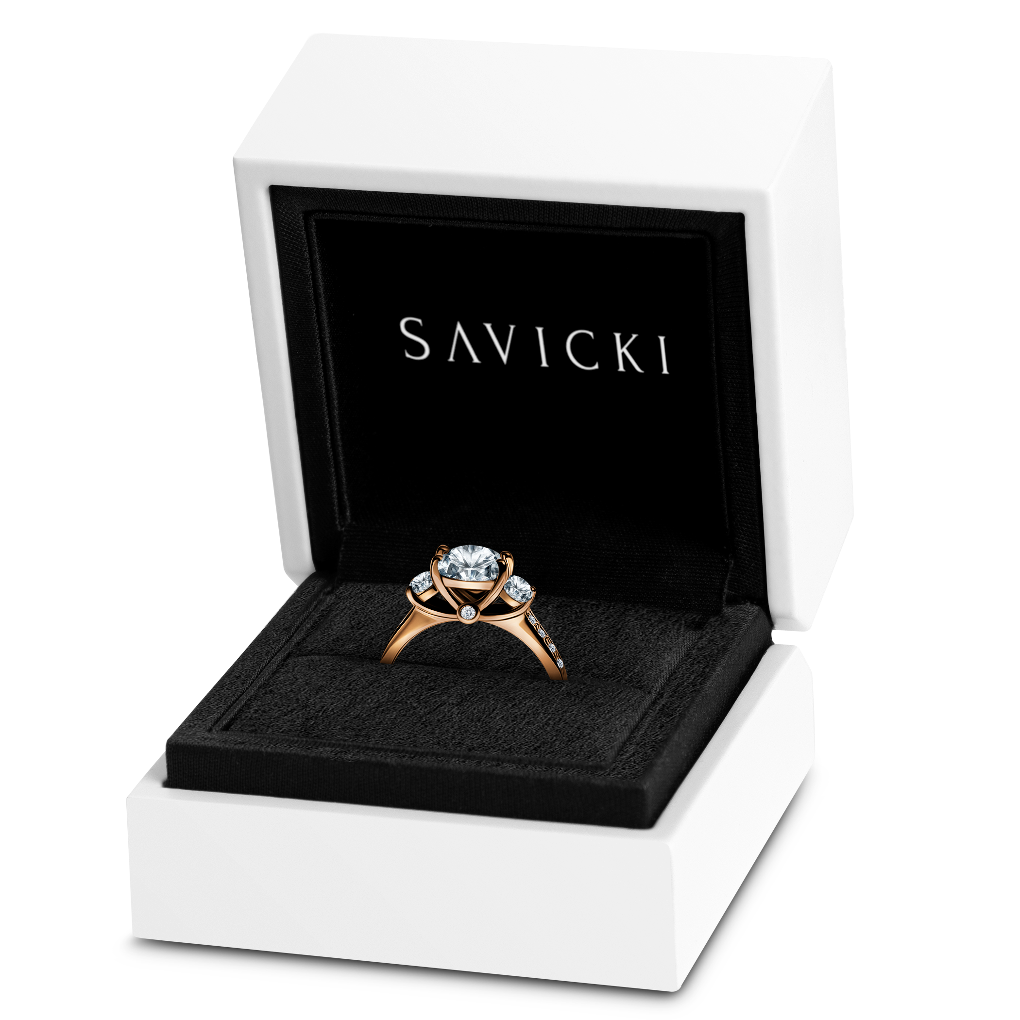 Verlobungsring Dream: Gold, Diamanten