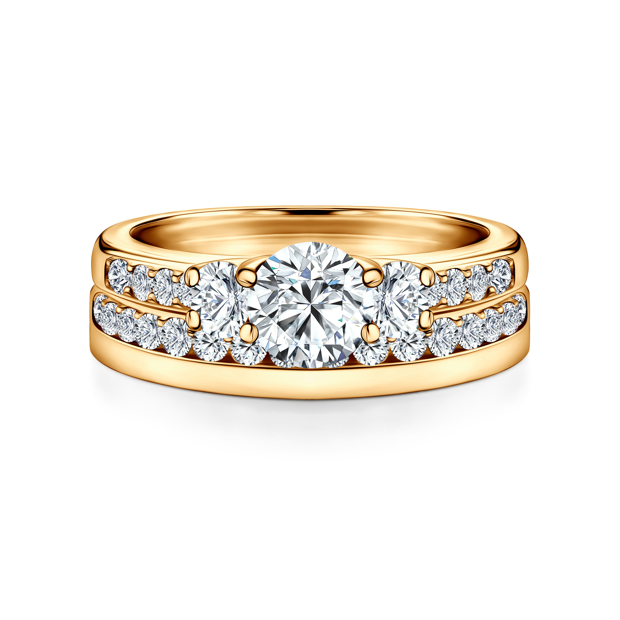 Verlobungsring Dream: Gold, Labordiamant