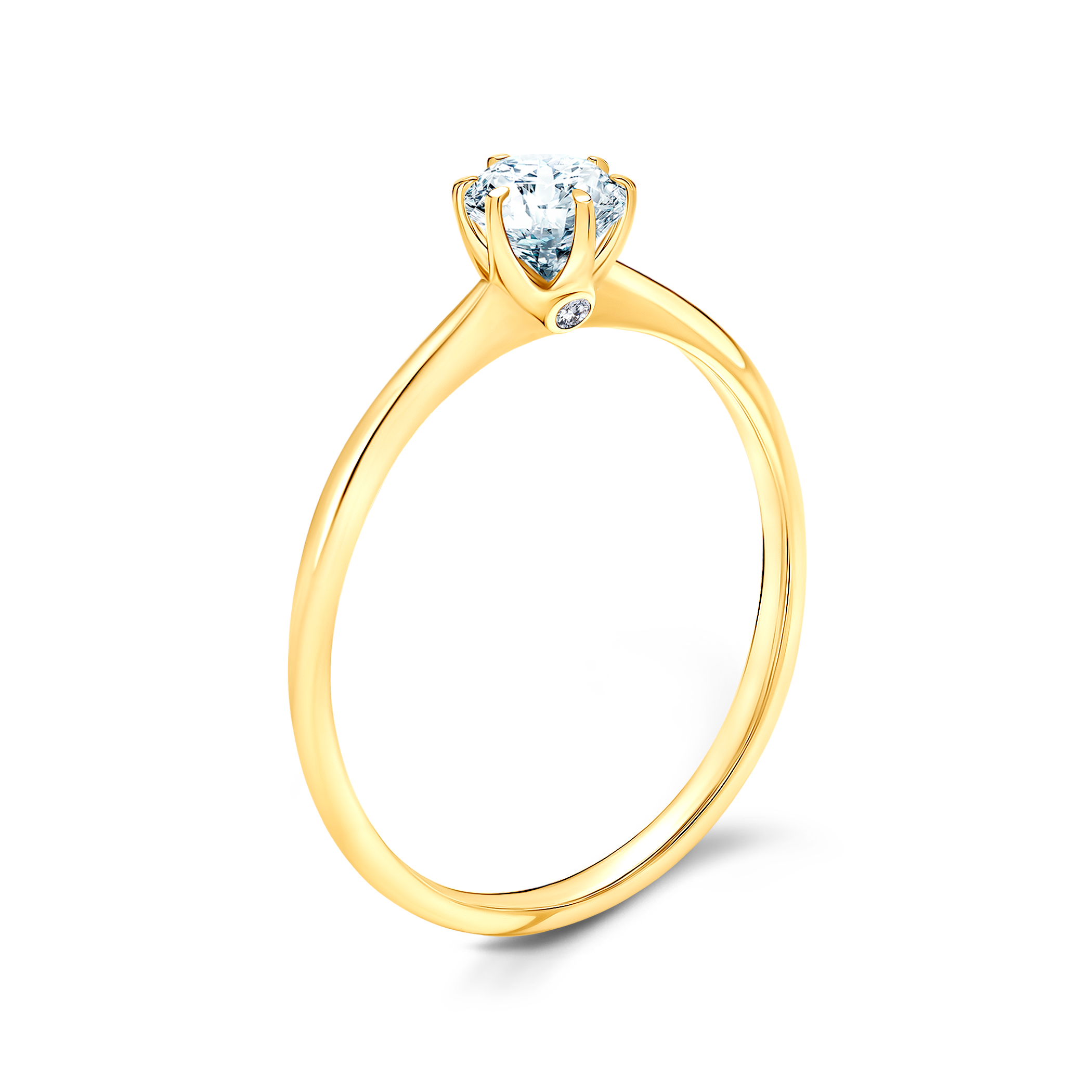 Verlobungsring The Journey: Gold, Labordiamant