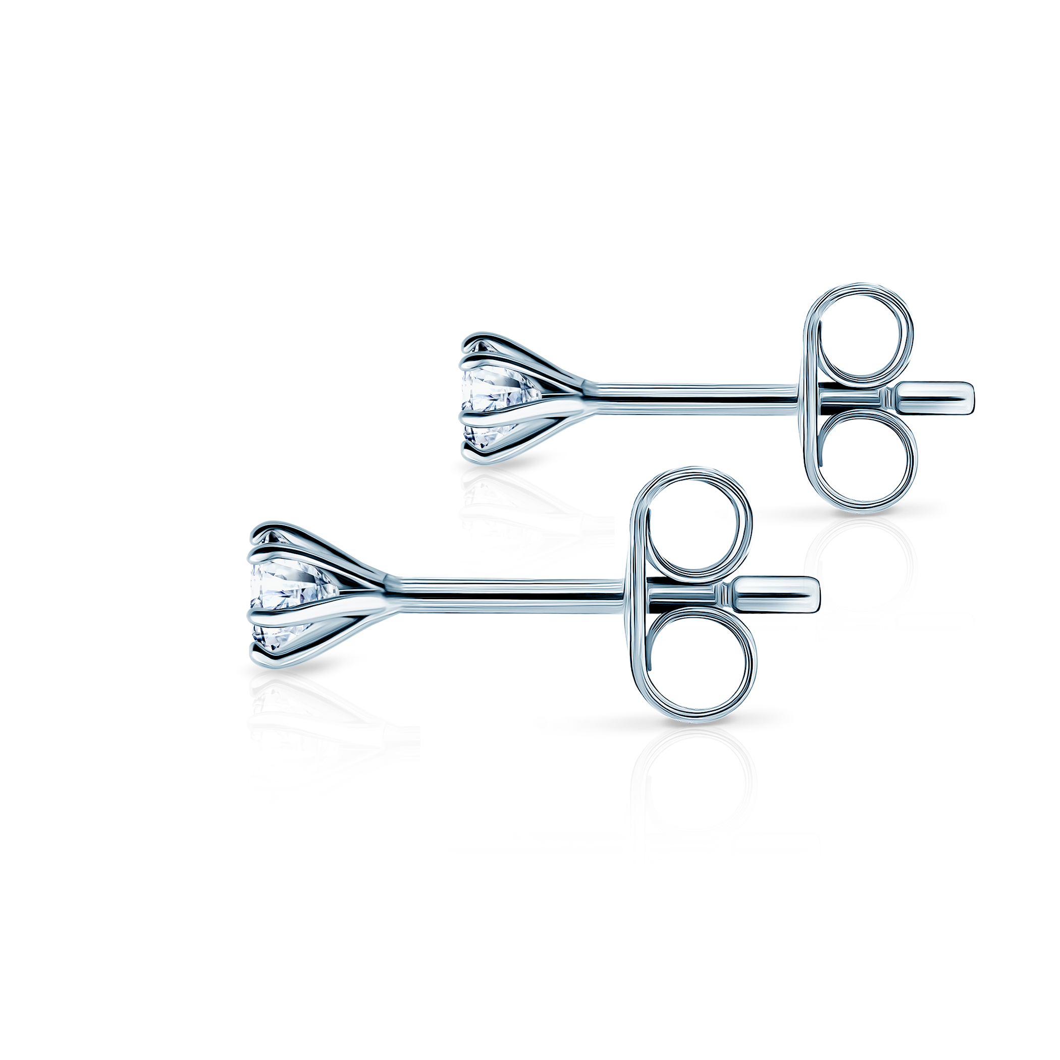 Ohrringe SAVICKI: Weißgold, Labordiamanten