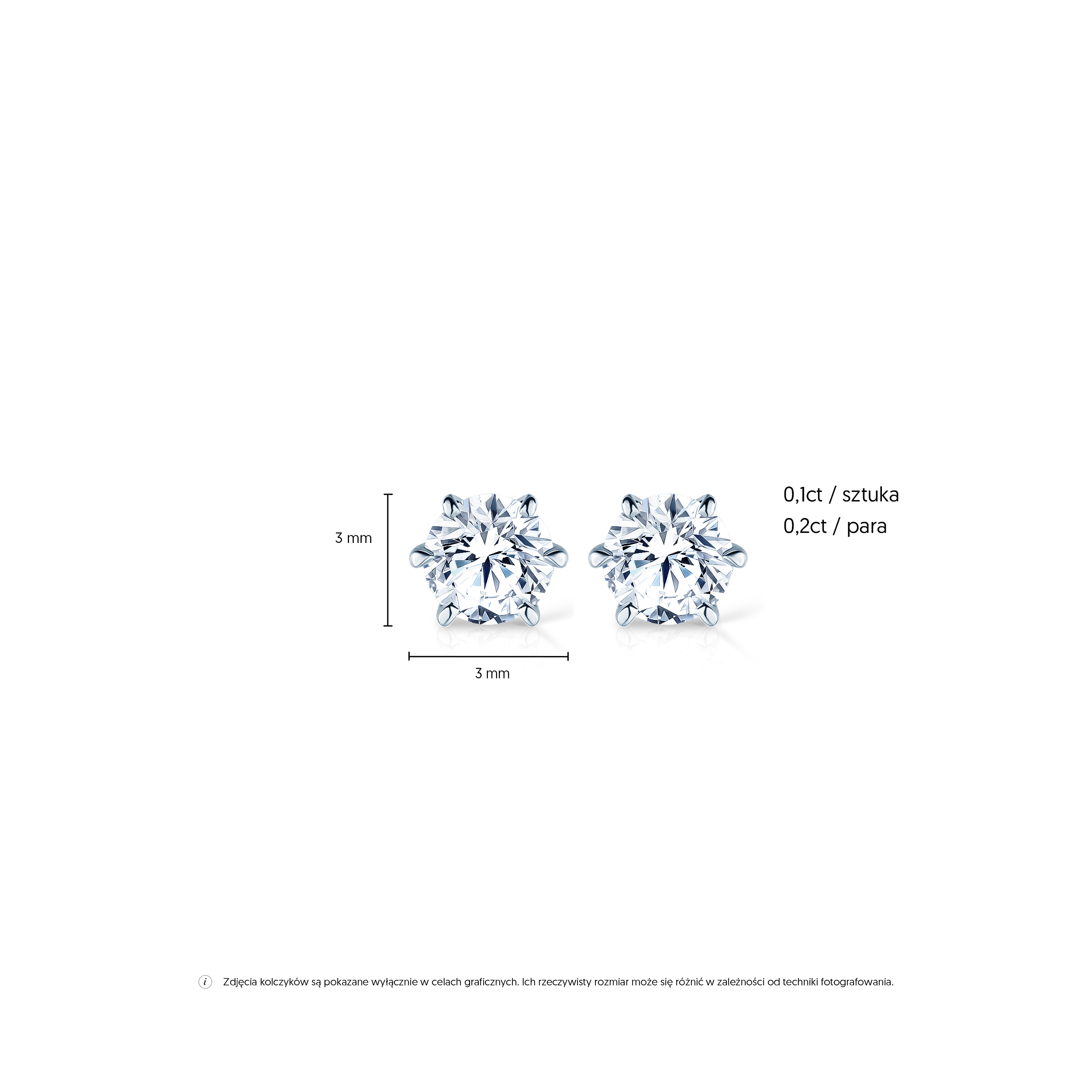 Ohrringe SAVICKI: Weißgold, Labordiamanten