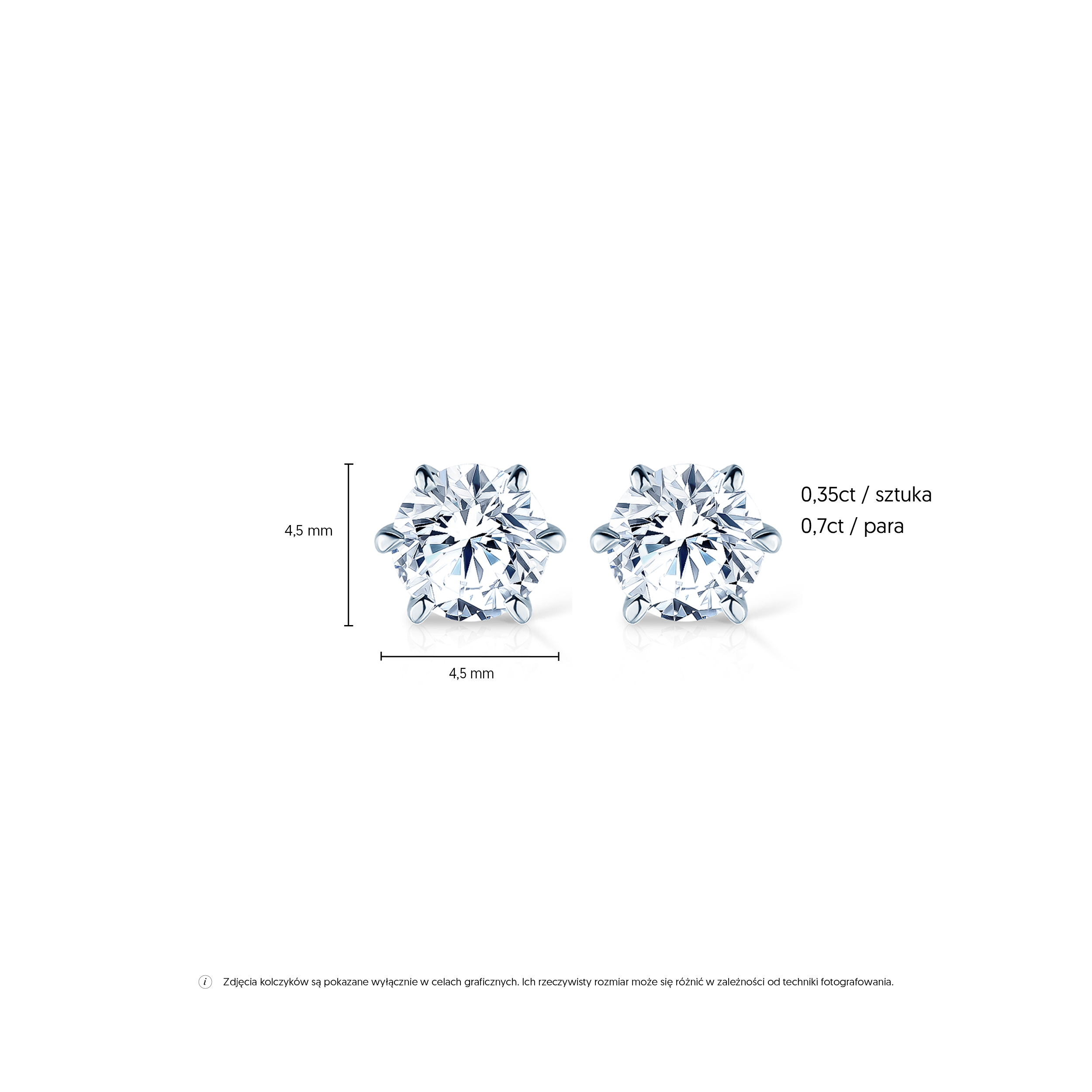 Ohrringe SAVICKI: Weißgold, Labordiamanten