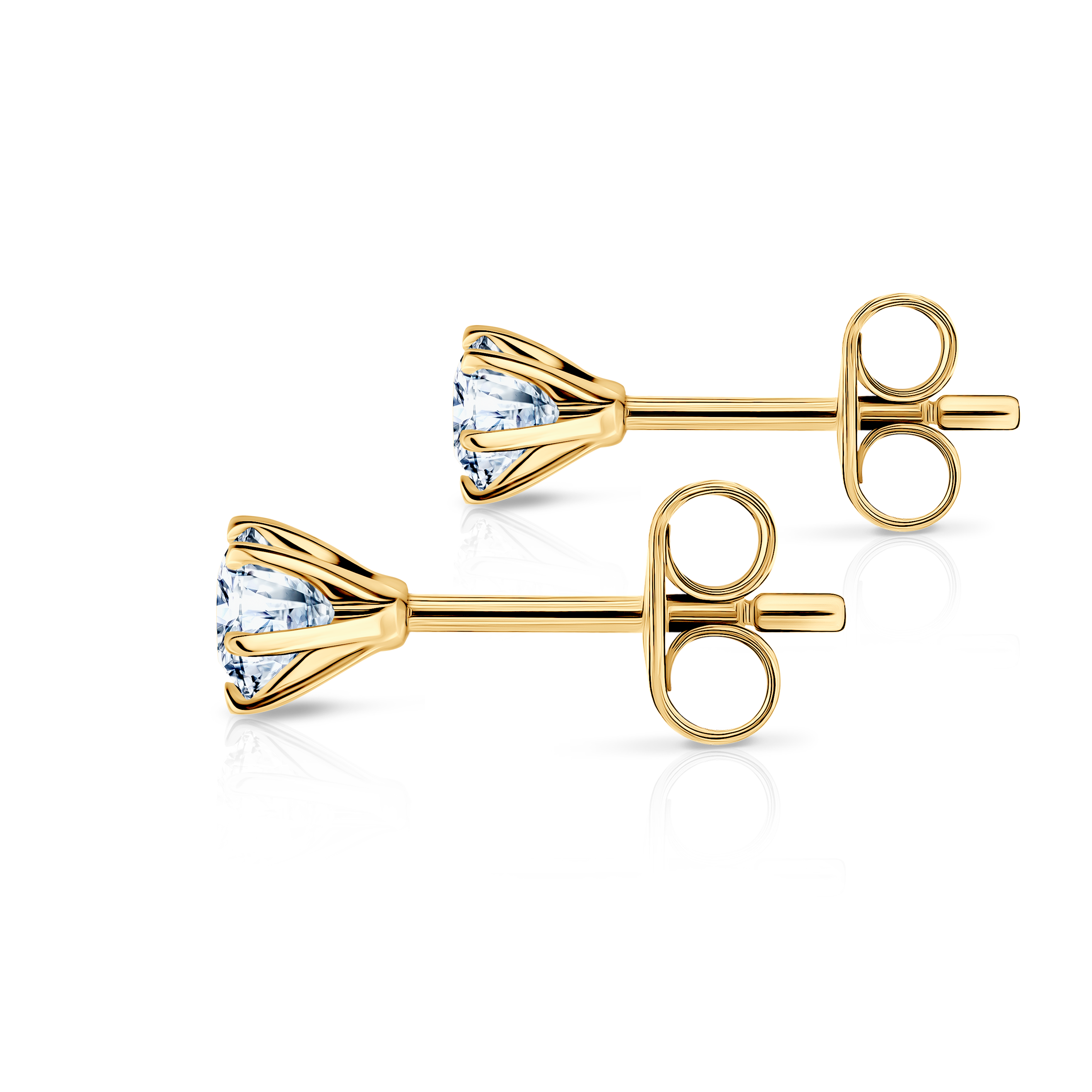 Ohrringe SAVICKI: Gold, Labordiamanten - 3