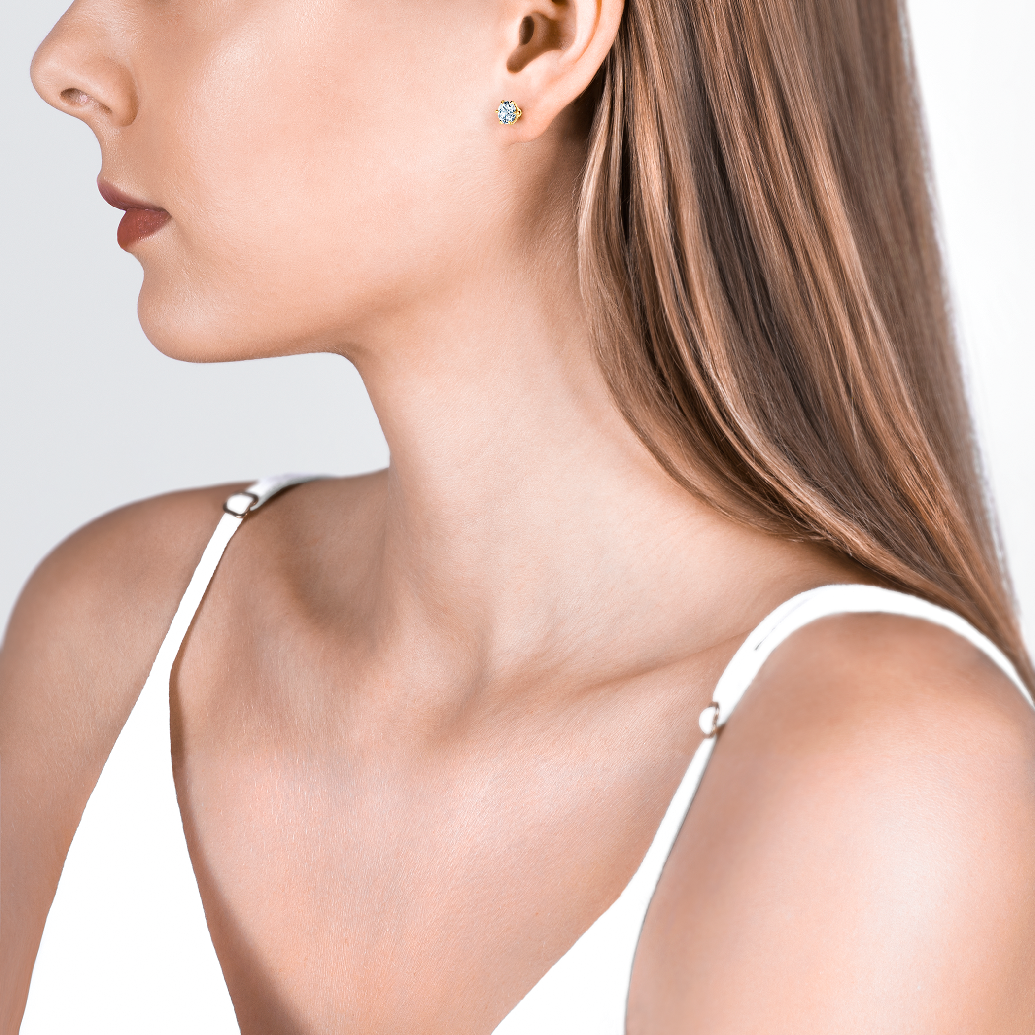 Ohrringe SAVICKI: Gold, Labordiamanten - 5