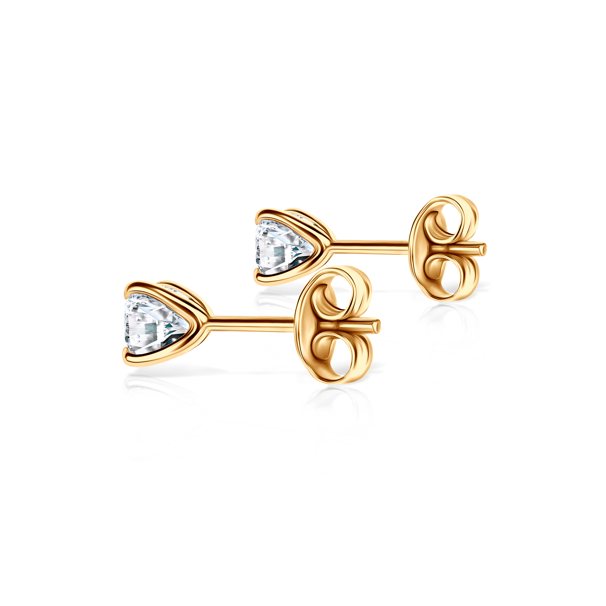 The Light earrings: gold, lab-grown diamonds - 4