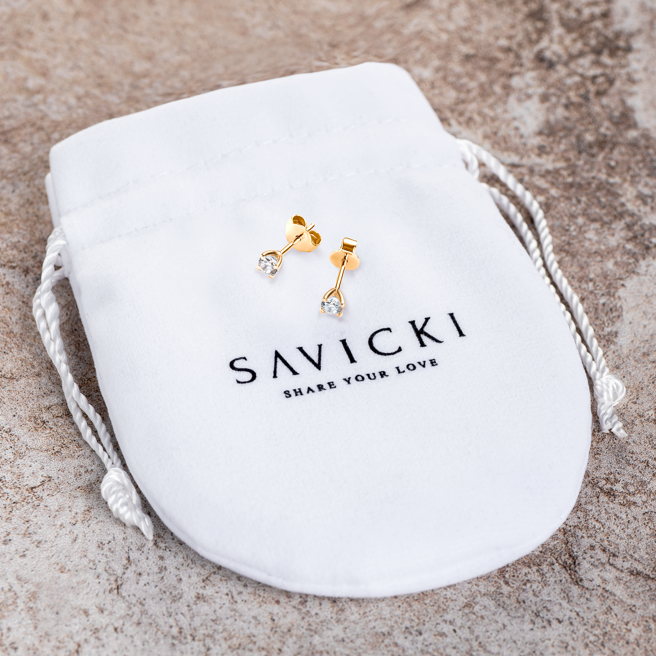 The Light earrings: gold, lab-grown diamonds - 7