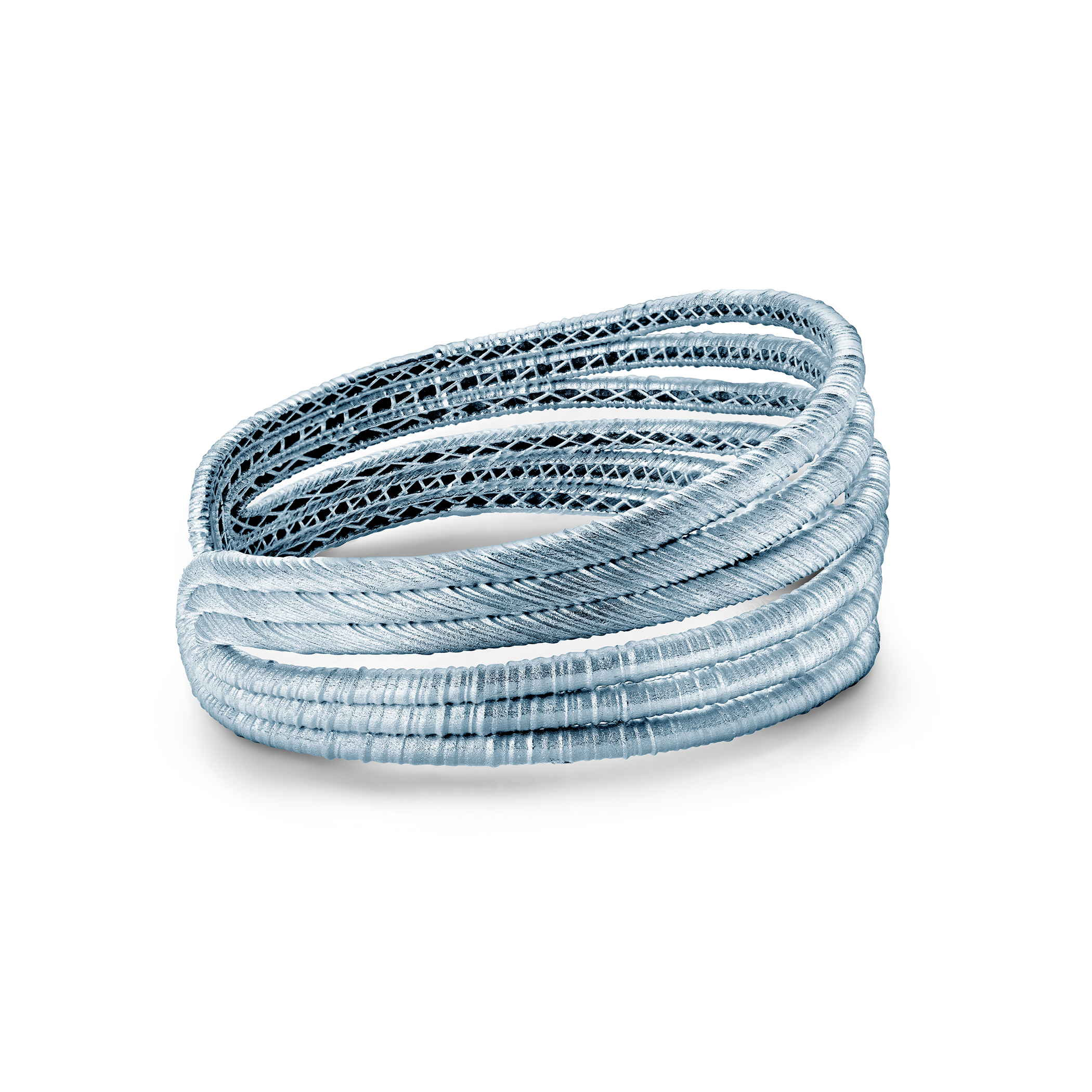 Bransoletka Mankietowa srebrna 27mm