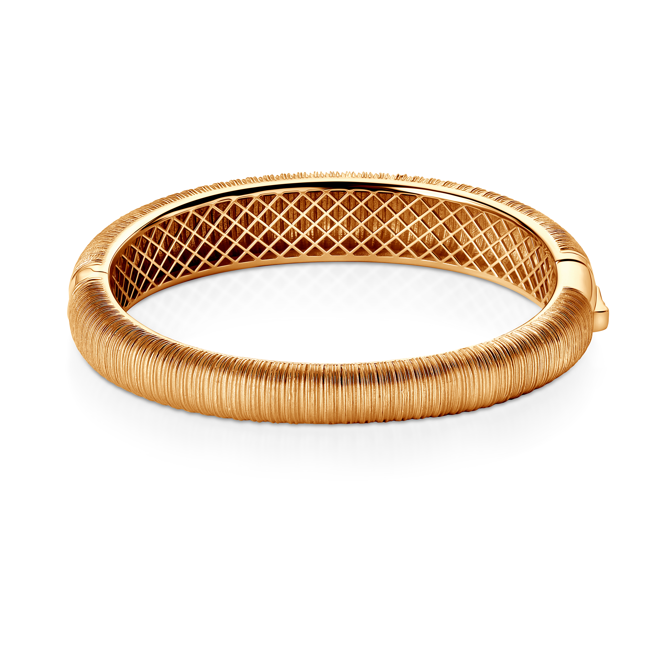 Bransoletka srebrna Luneé, pozłacana