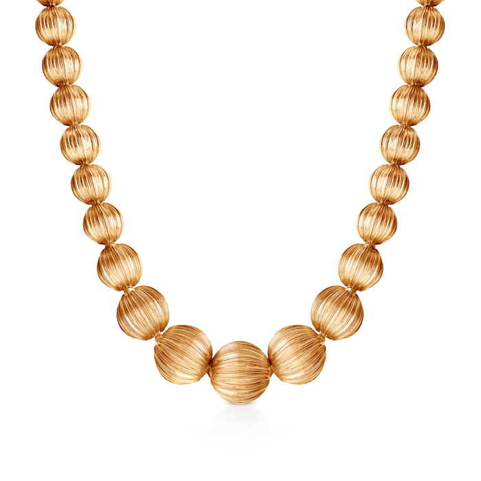 Naszyjnik srebrny Luneé, pozłacany