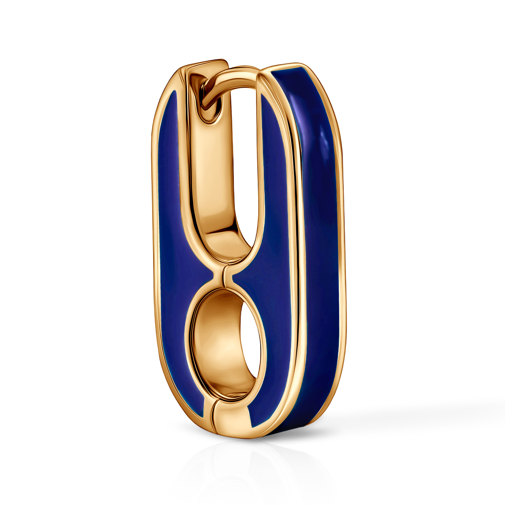 Kolczyki srebrne Prismé, pozłacane