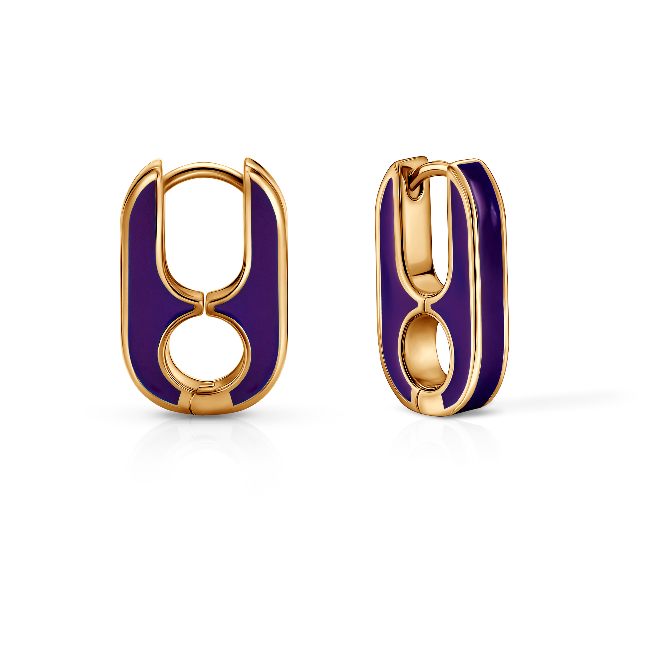 Prismé Ohrringe Silber vergoldet