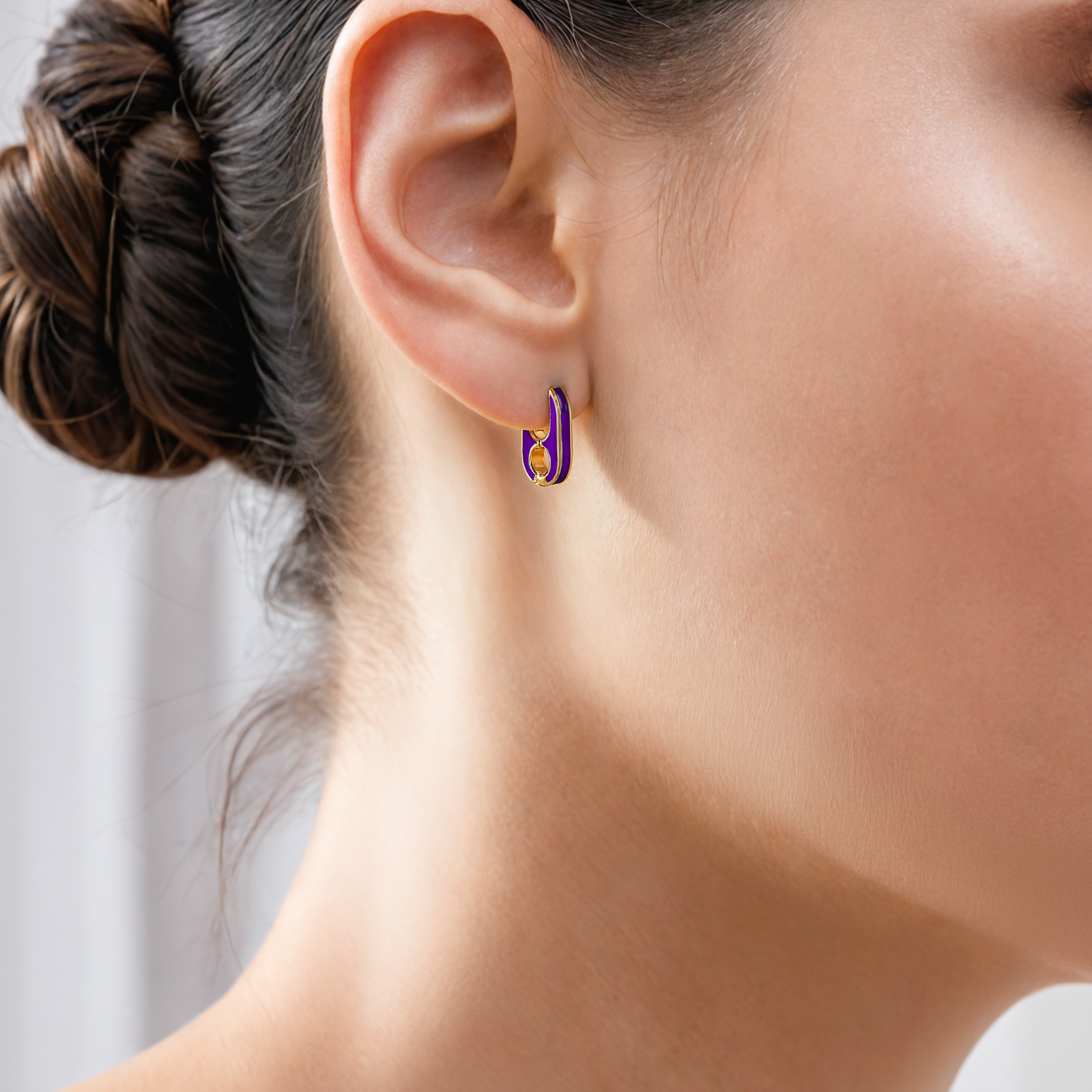 Prismé Ohrringe Silber vergoldet