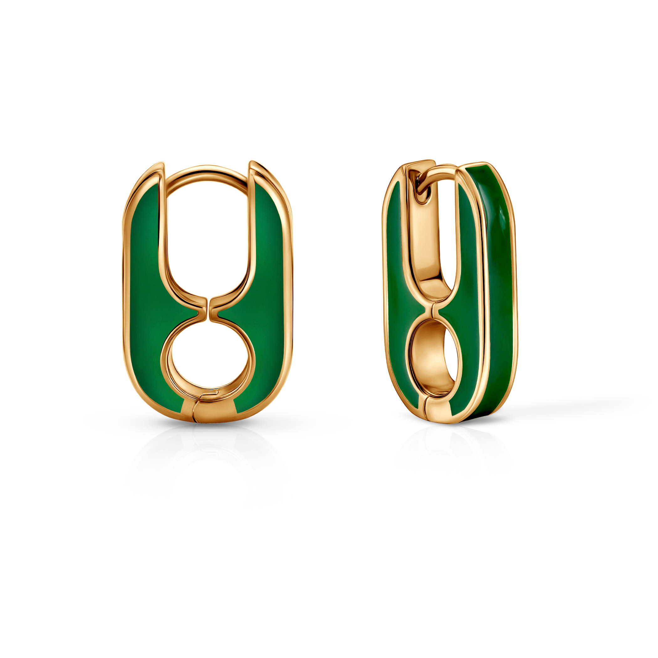 Prismé Ohrringe Silber vergoldet