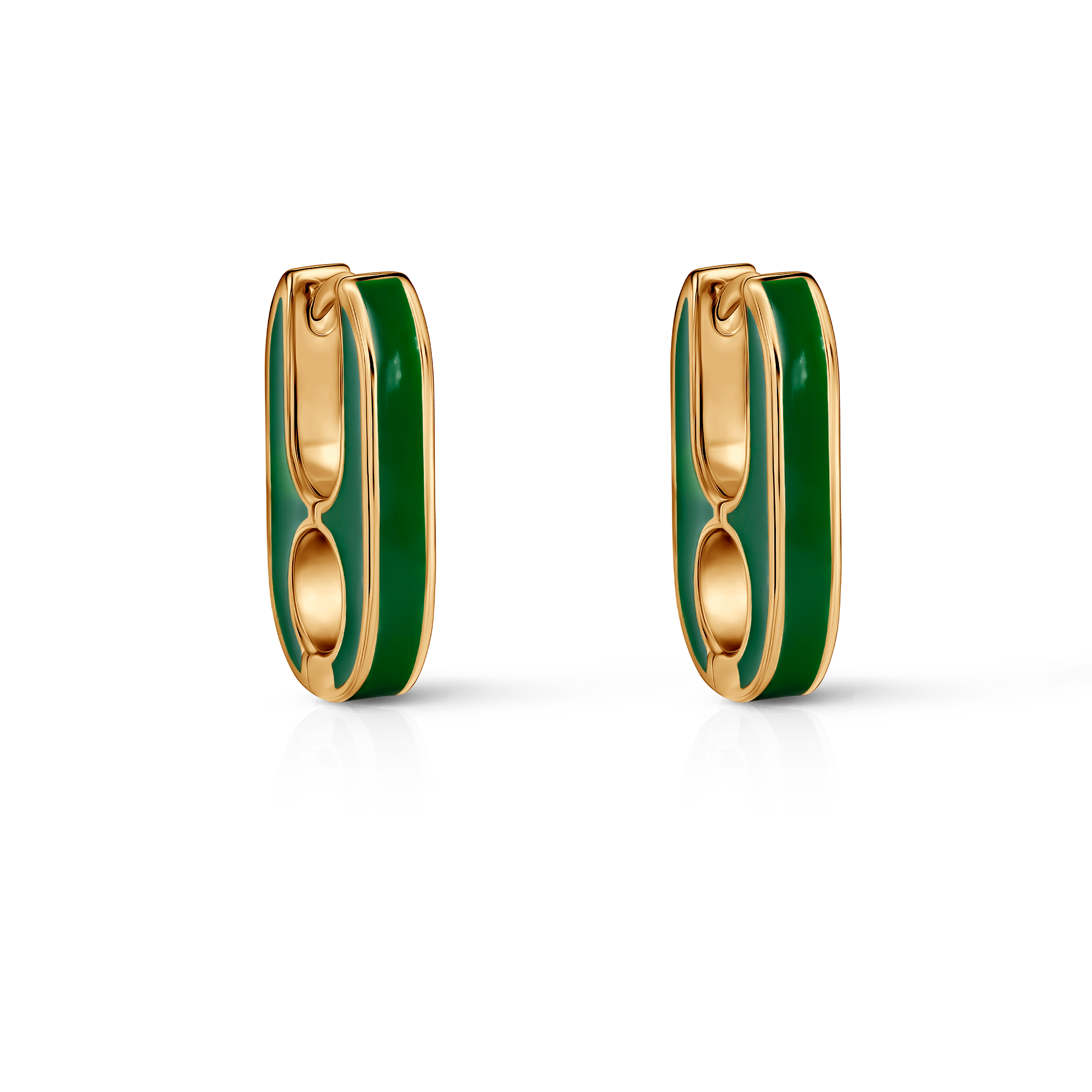 Prismé Ohrringe Silber vergoldet