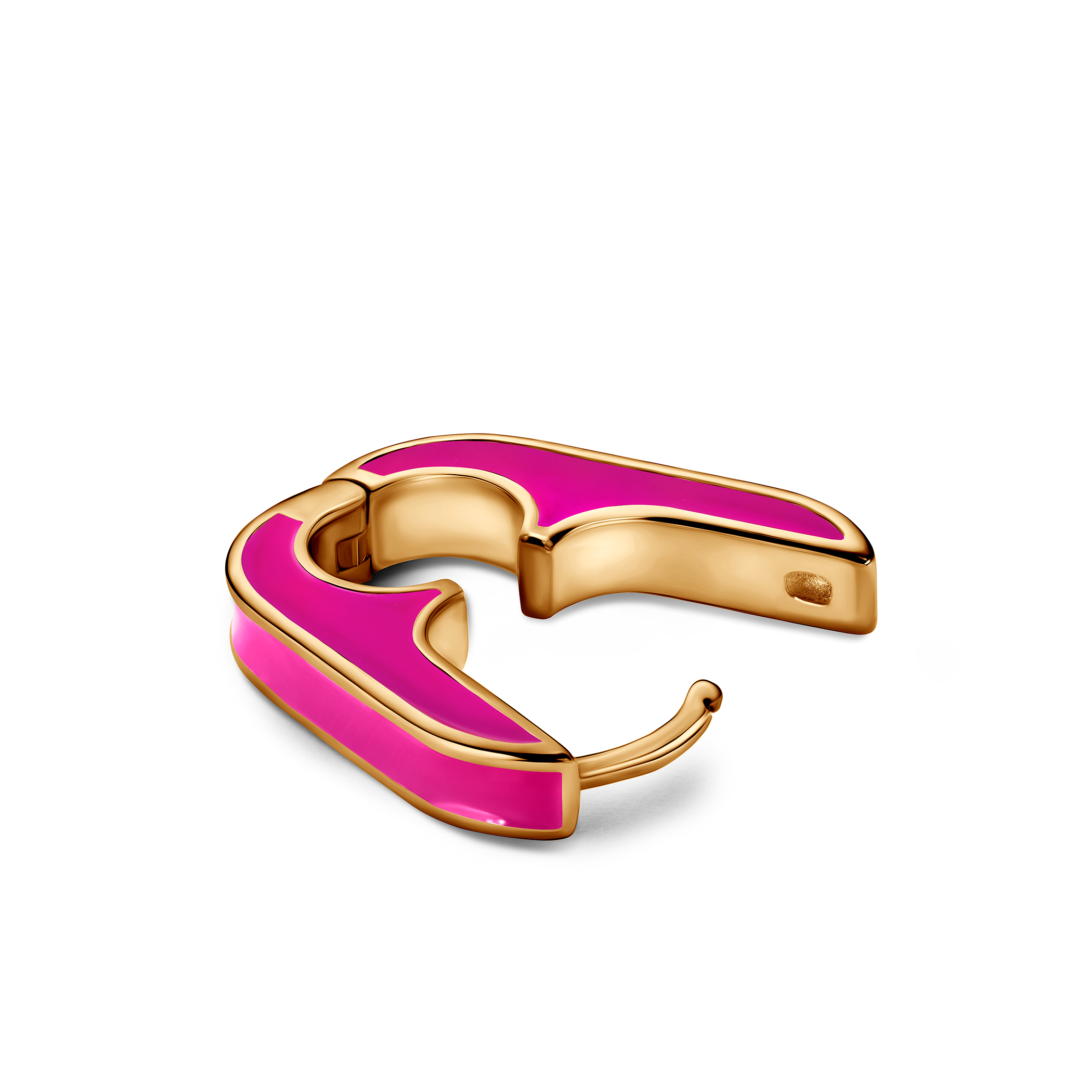 Kolczyki srebrne Prismé, pozłacane