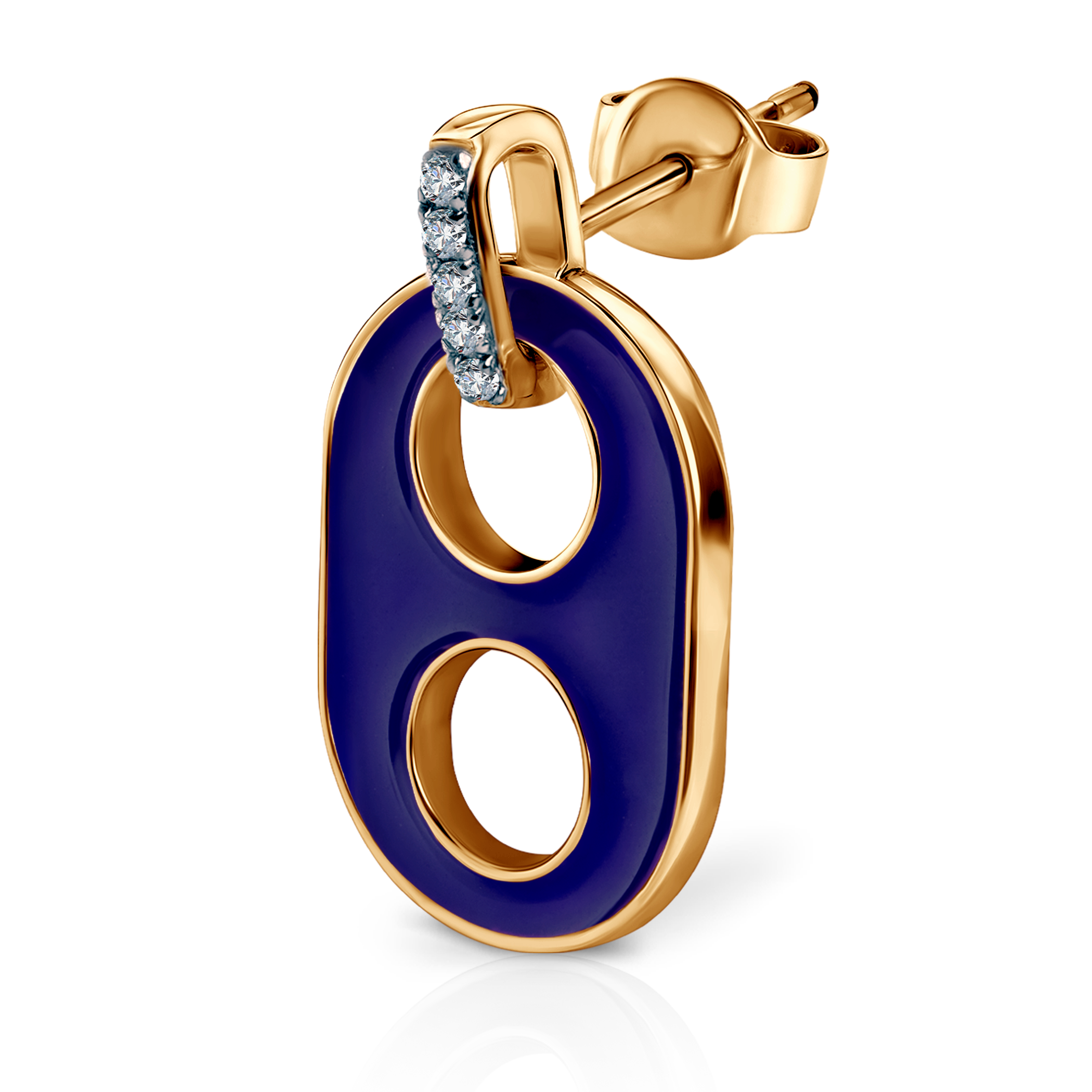 Prismé Ohrringe Silber vergoldet