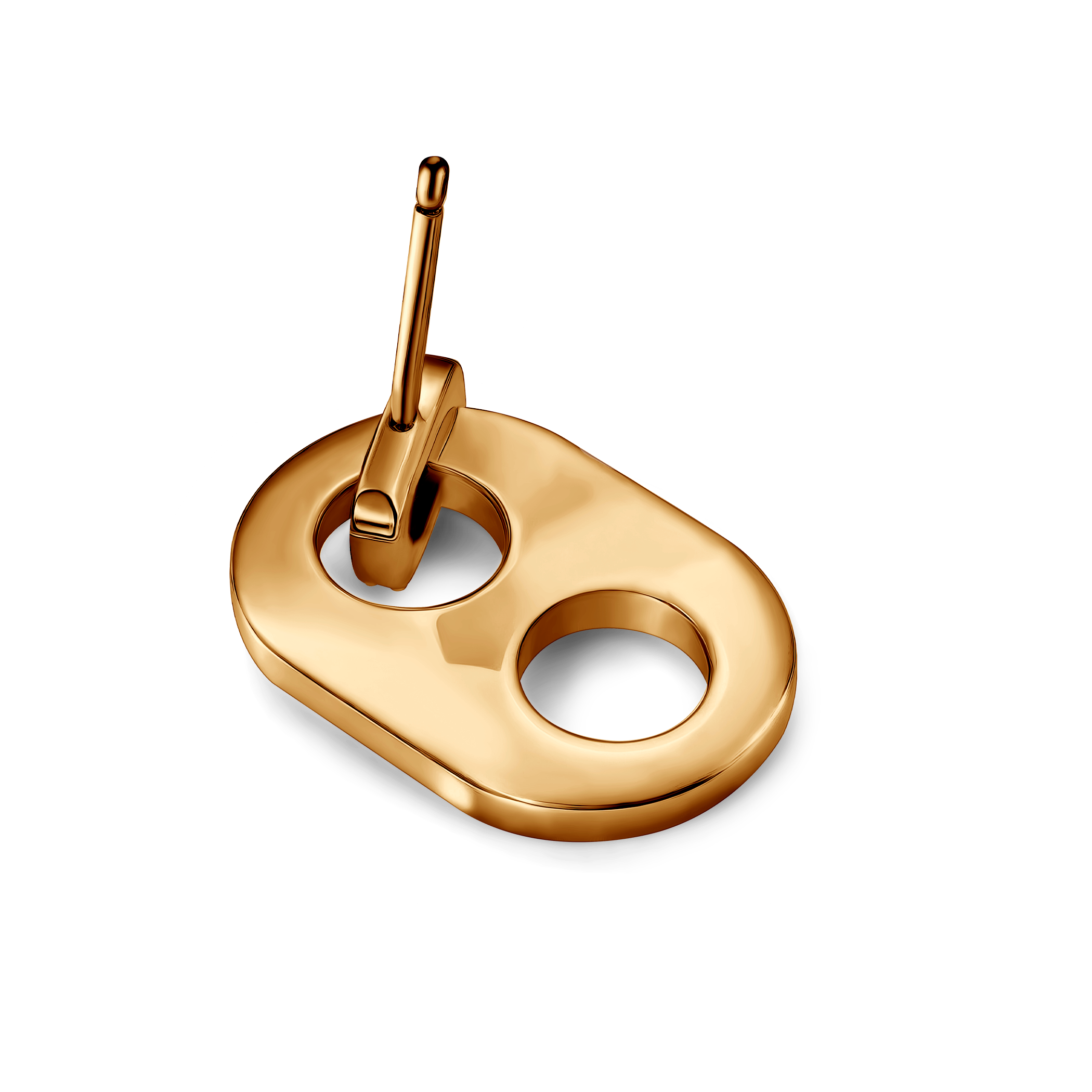 Kolczyki srebrne Prismé, pozłacane