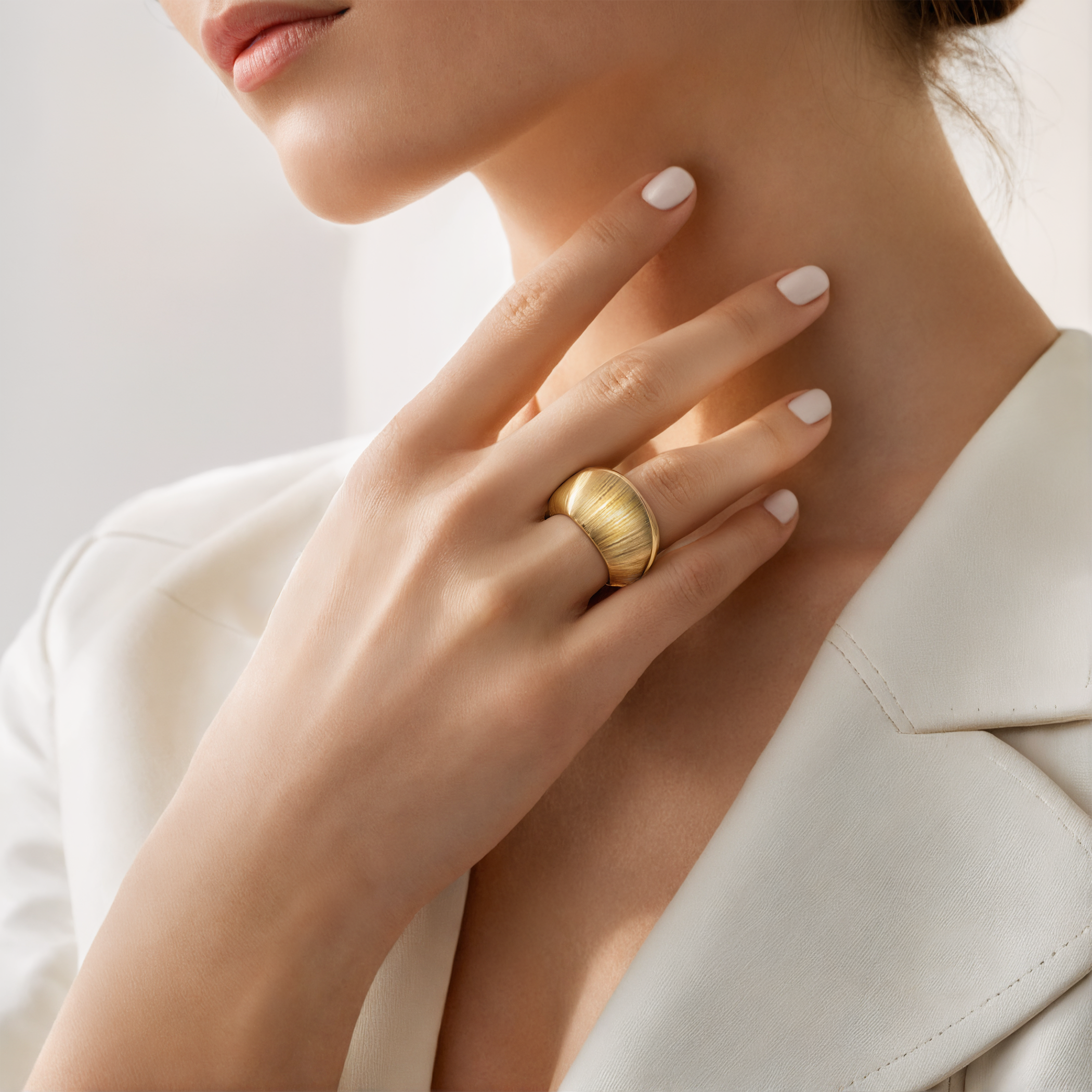 Luneé Ring Silber vergoldet - 3