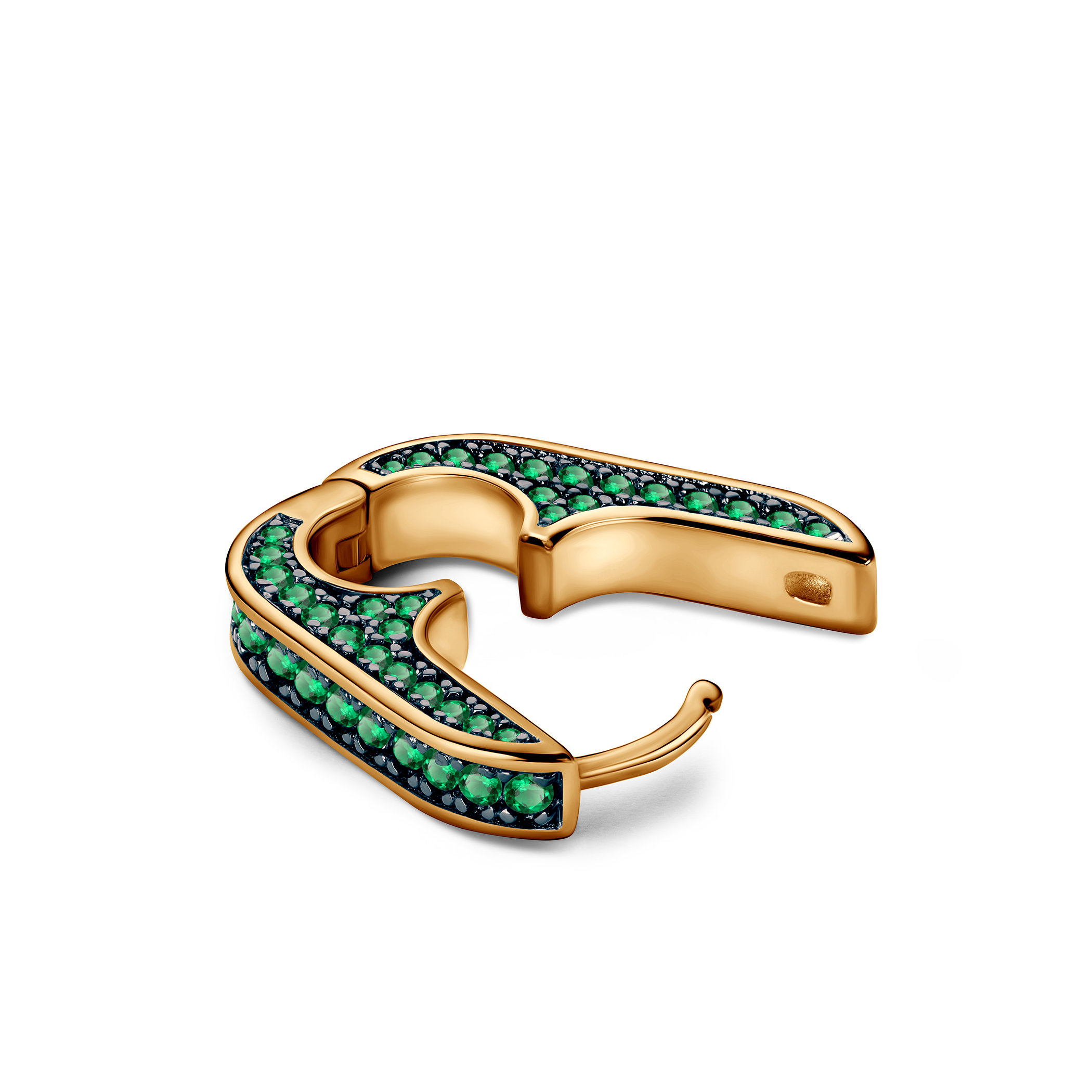 Kolczyki srebrne Prismé, pozłacane