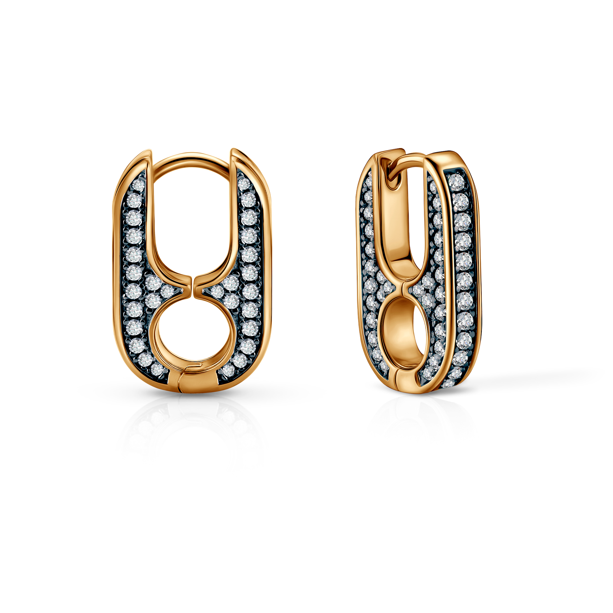 Prismé Ohrringe Silber vergoldet