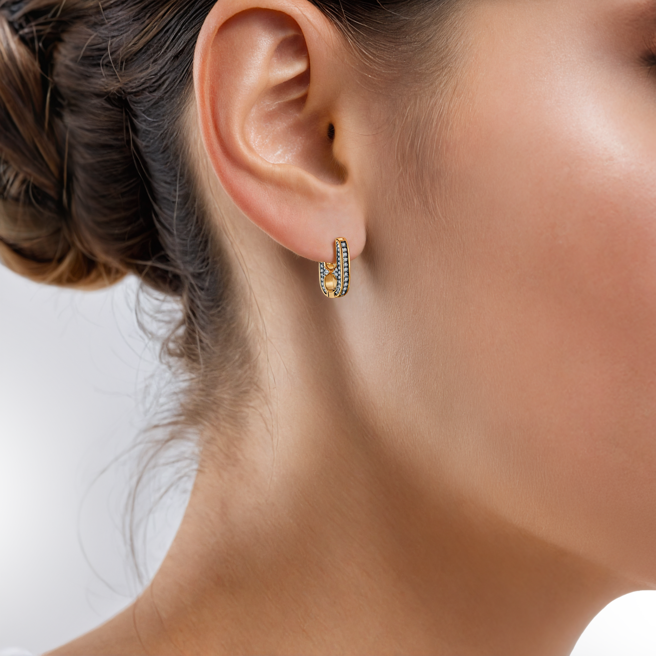 Prismé Ohrringe Silber vergoldet