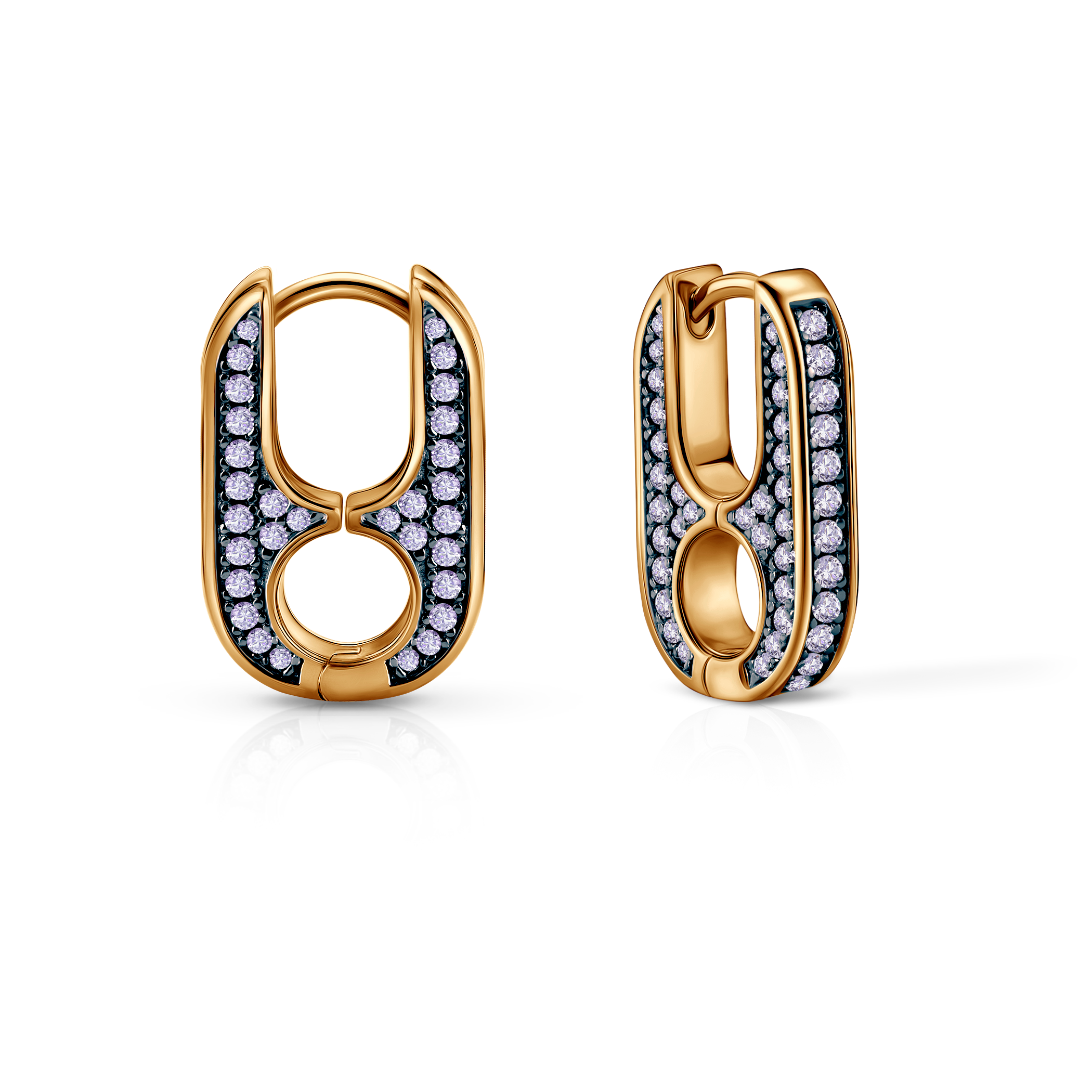 Prismé Ohrringe Silber vergoldet - 4