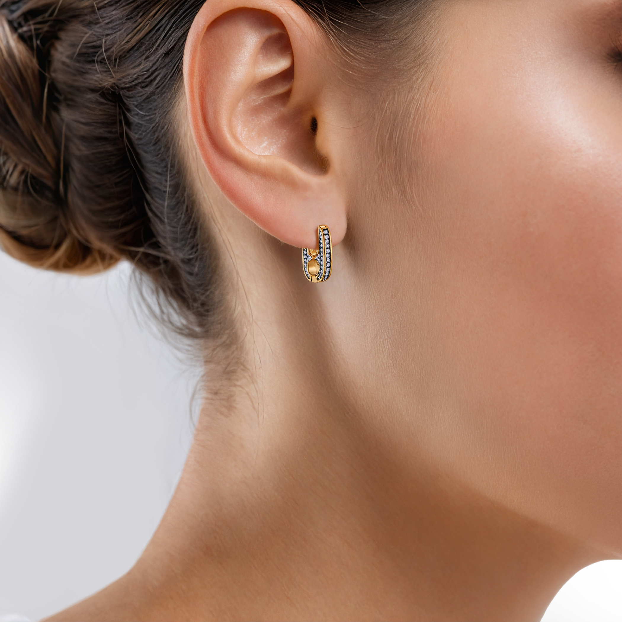 Prismé Ohrringe Silber vergoldet - 3