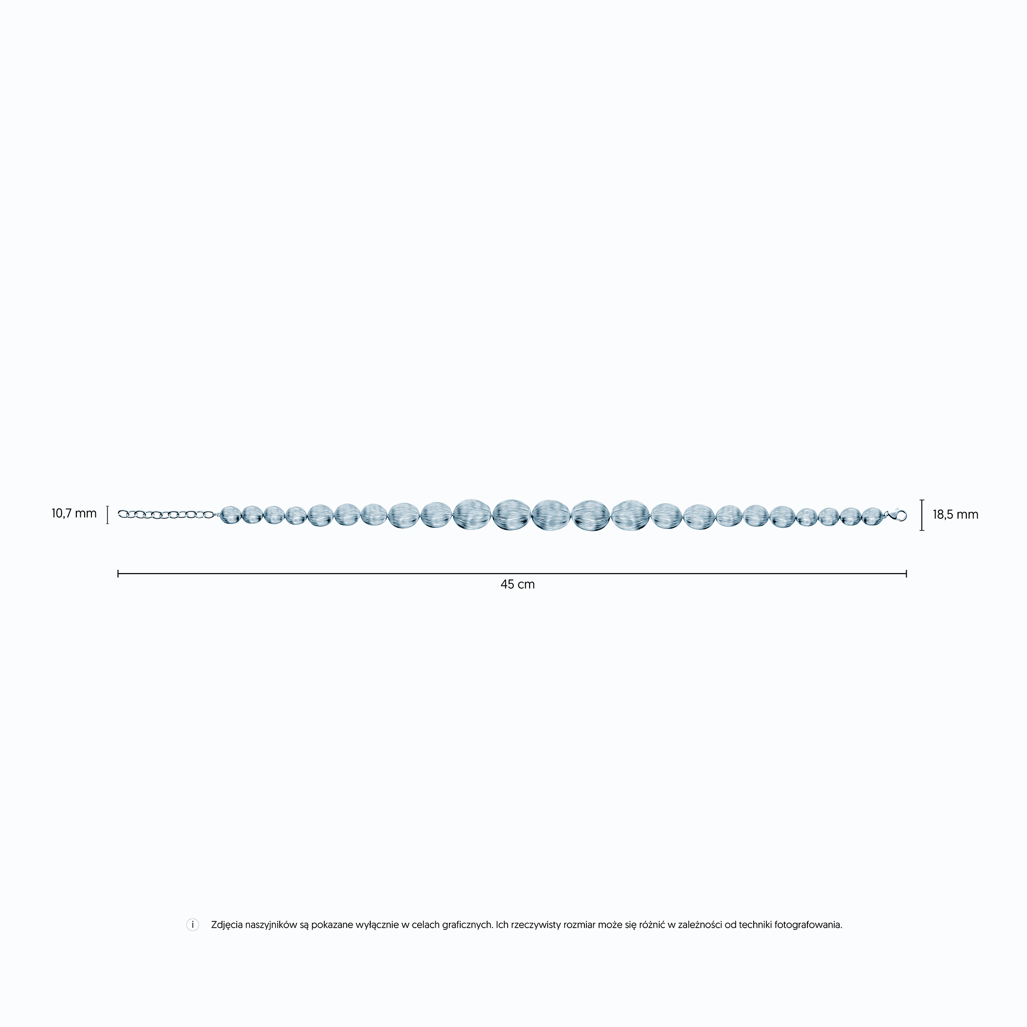 Halskette Silber 45 cm