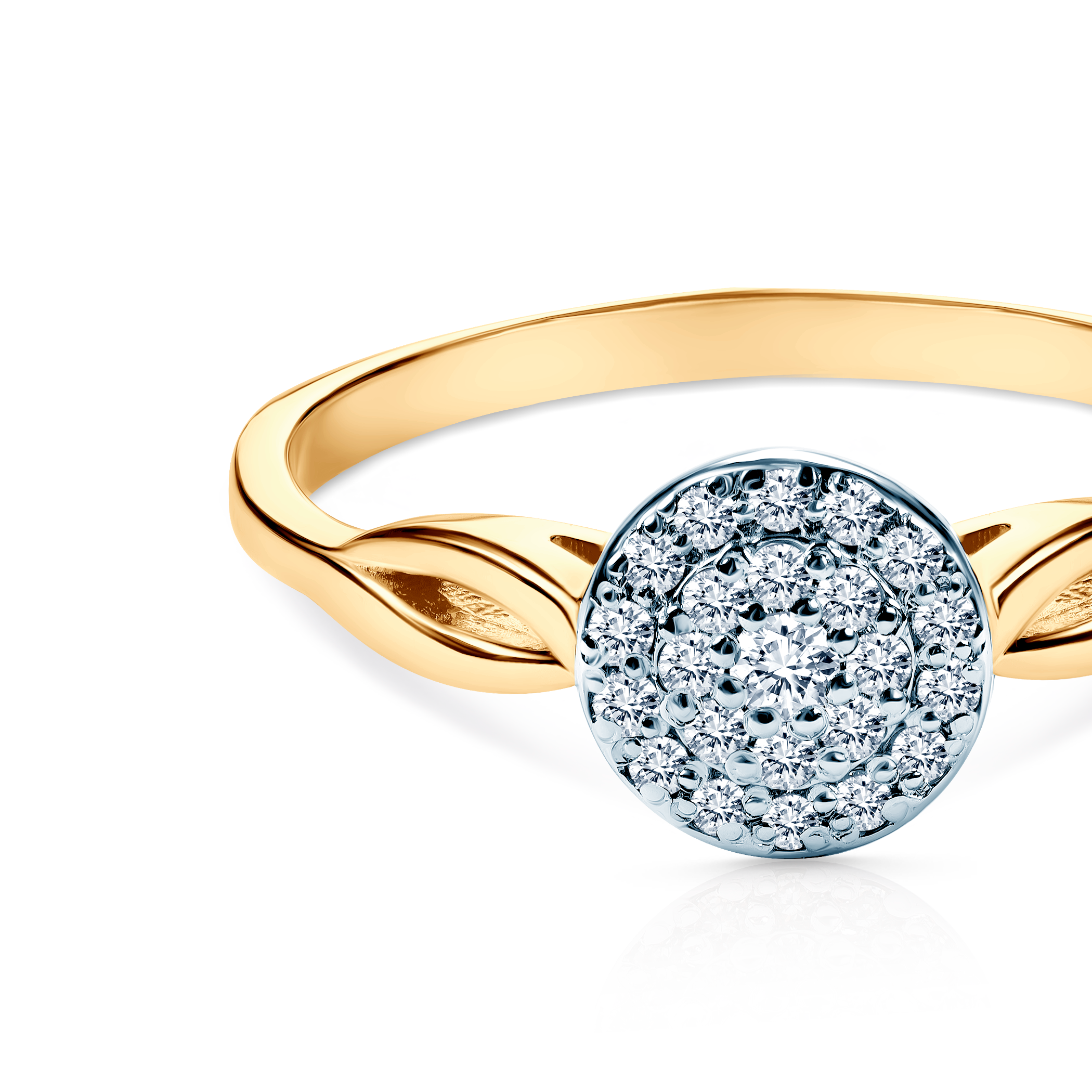 Verlobungsring Savicki: Gold, Diamanten