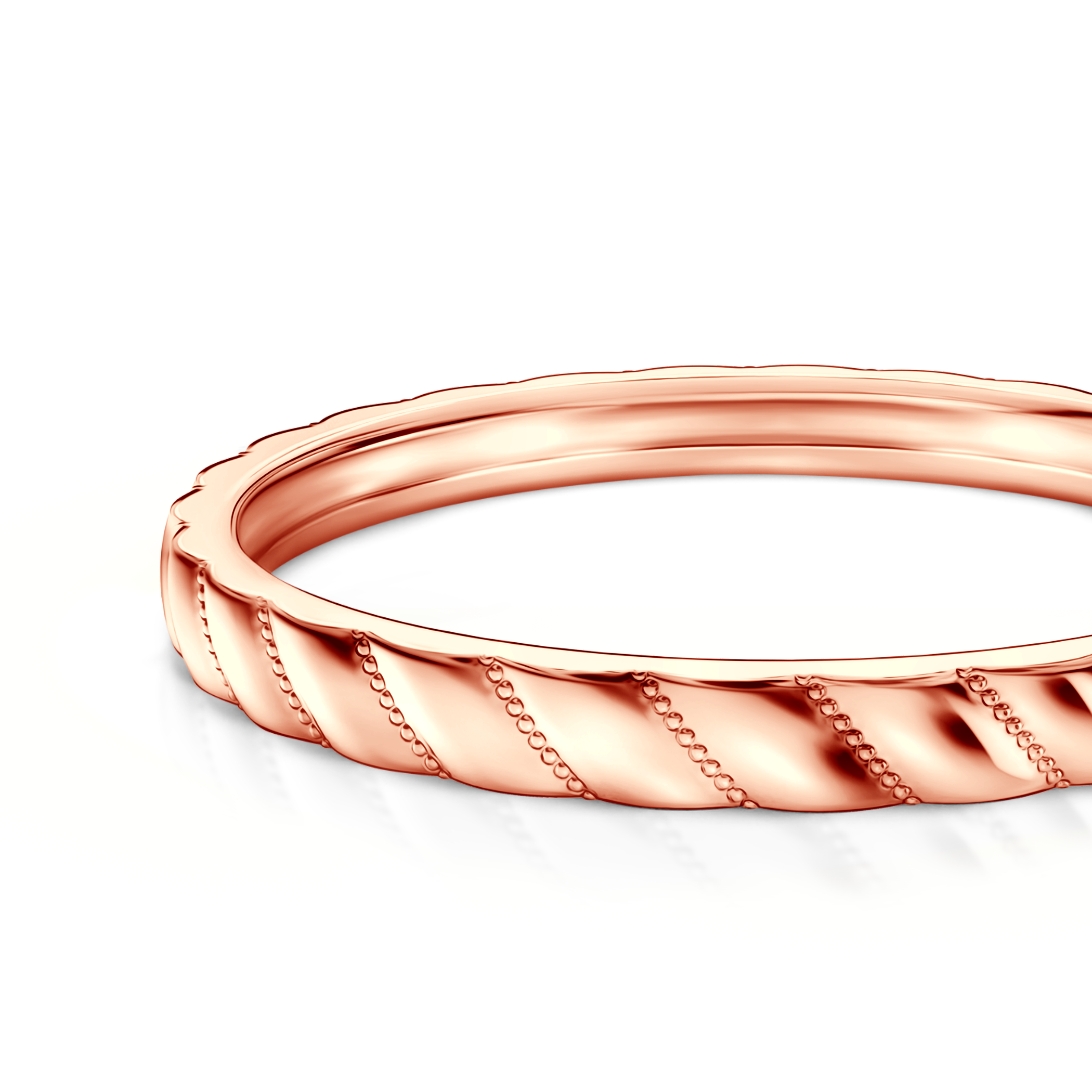 Pierścionek SAVICKI: różowe złoto