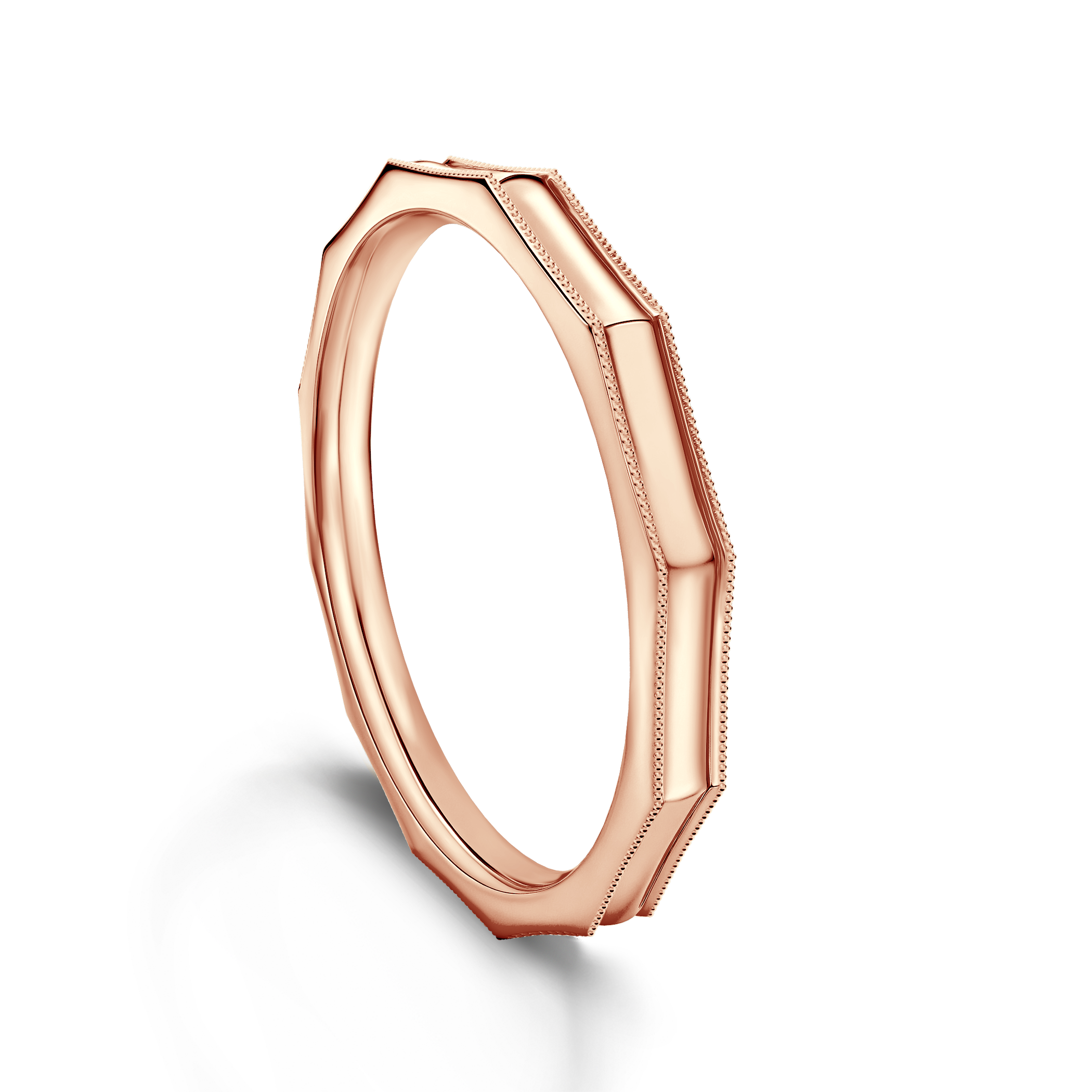 Pierścionek SAVICKI: różowe złoto