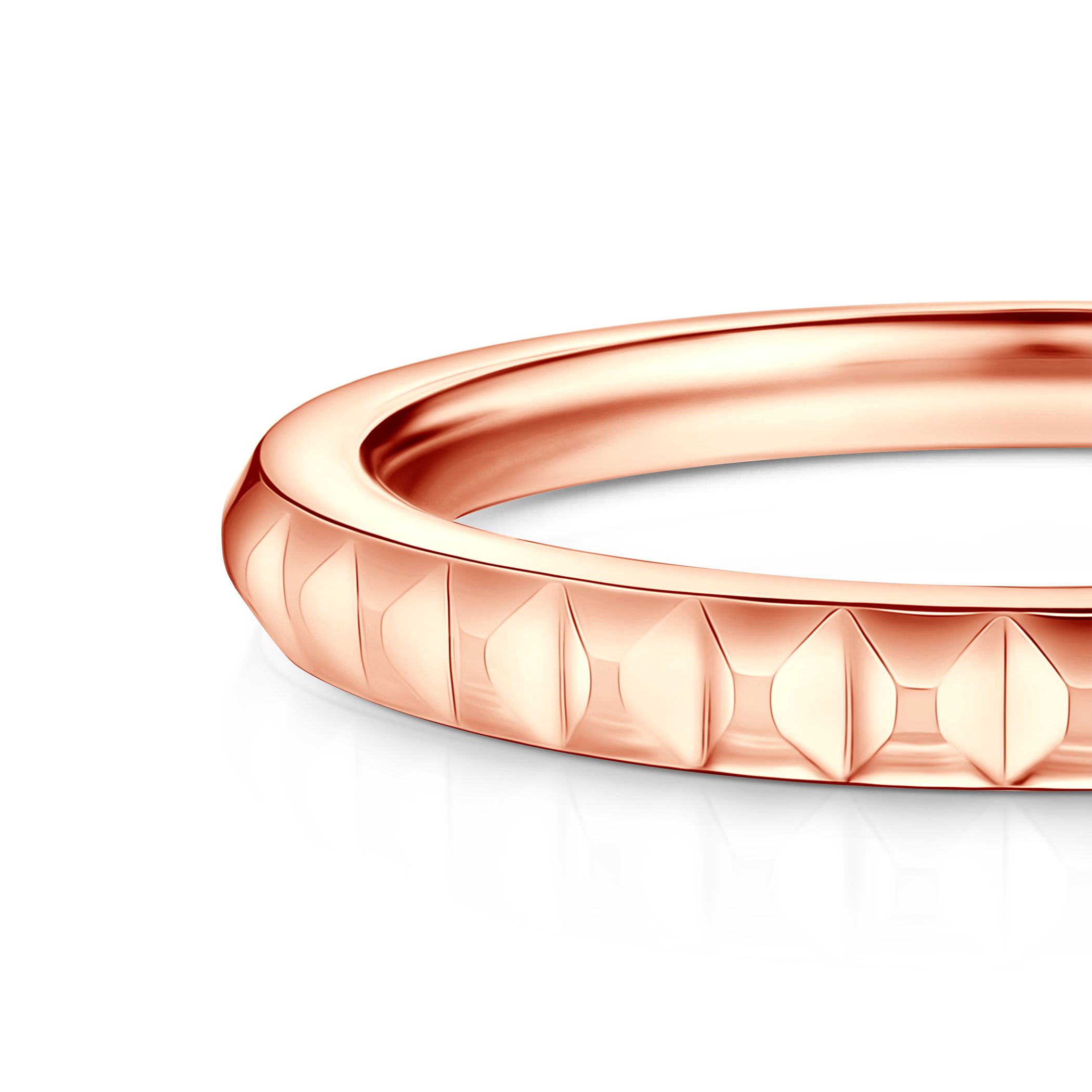 Pierścionek SAVICKI: różowe złoto