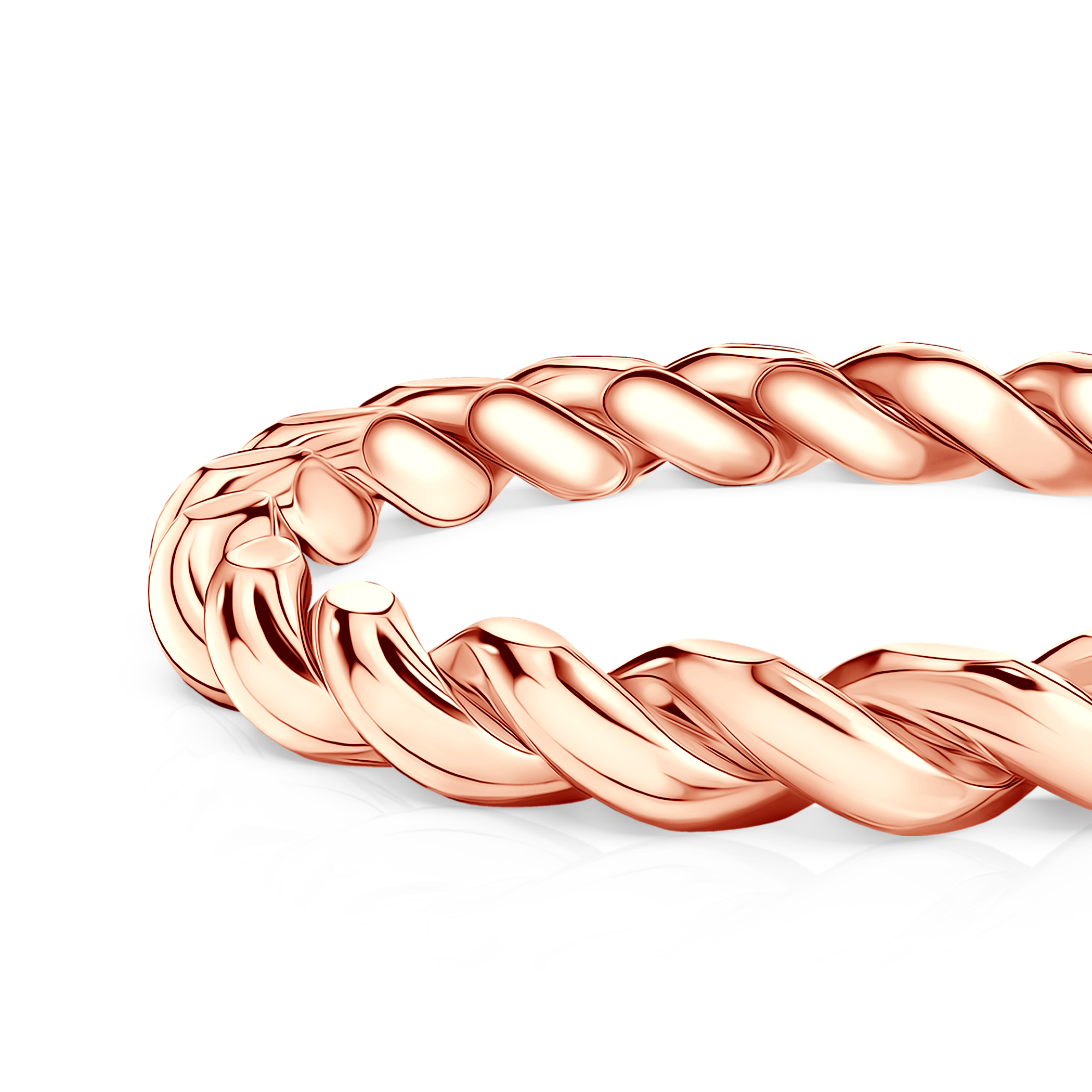 Pierścionek SAVICKI: różowe złoto