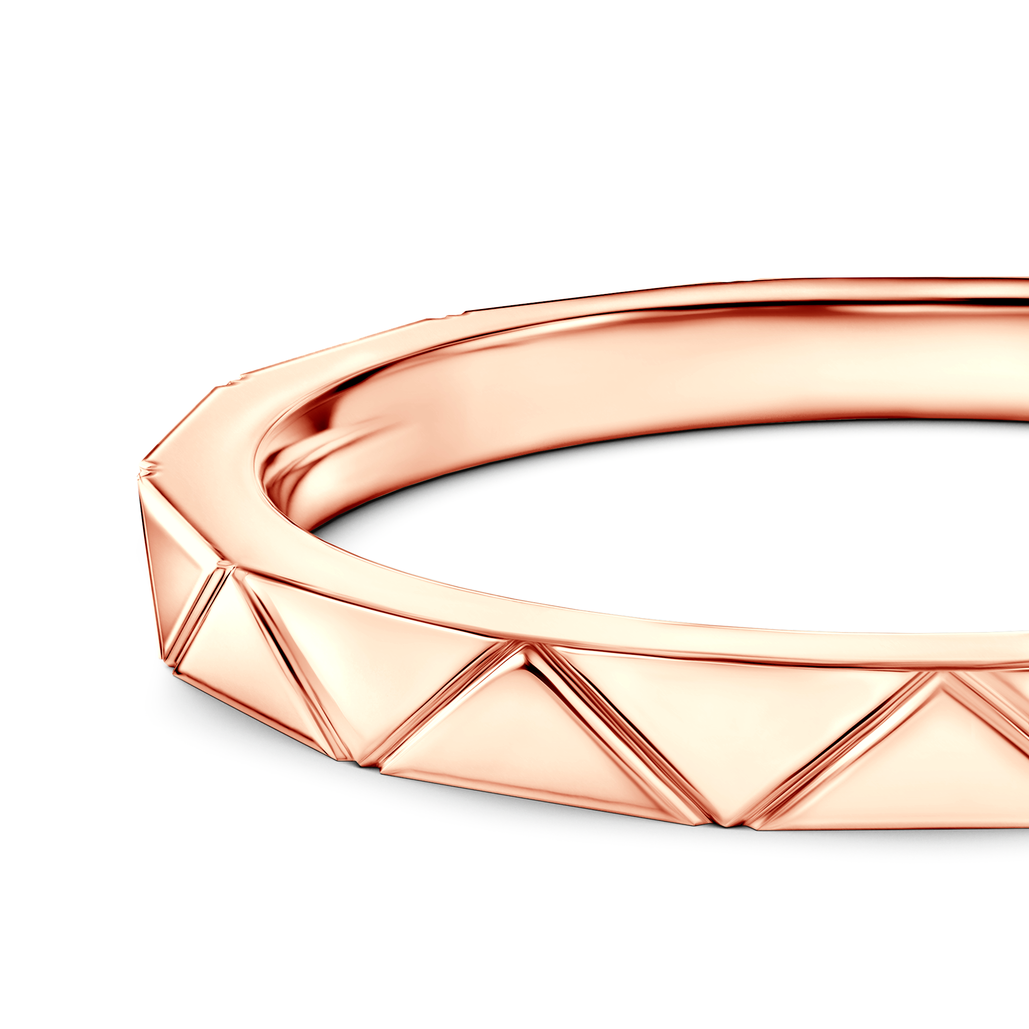 Pierścionek SAVICKI: różowe złoto