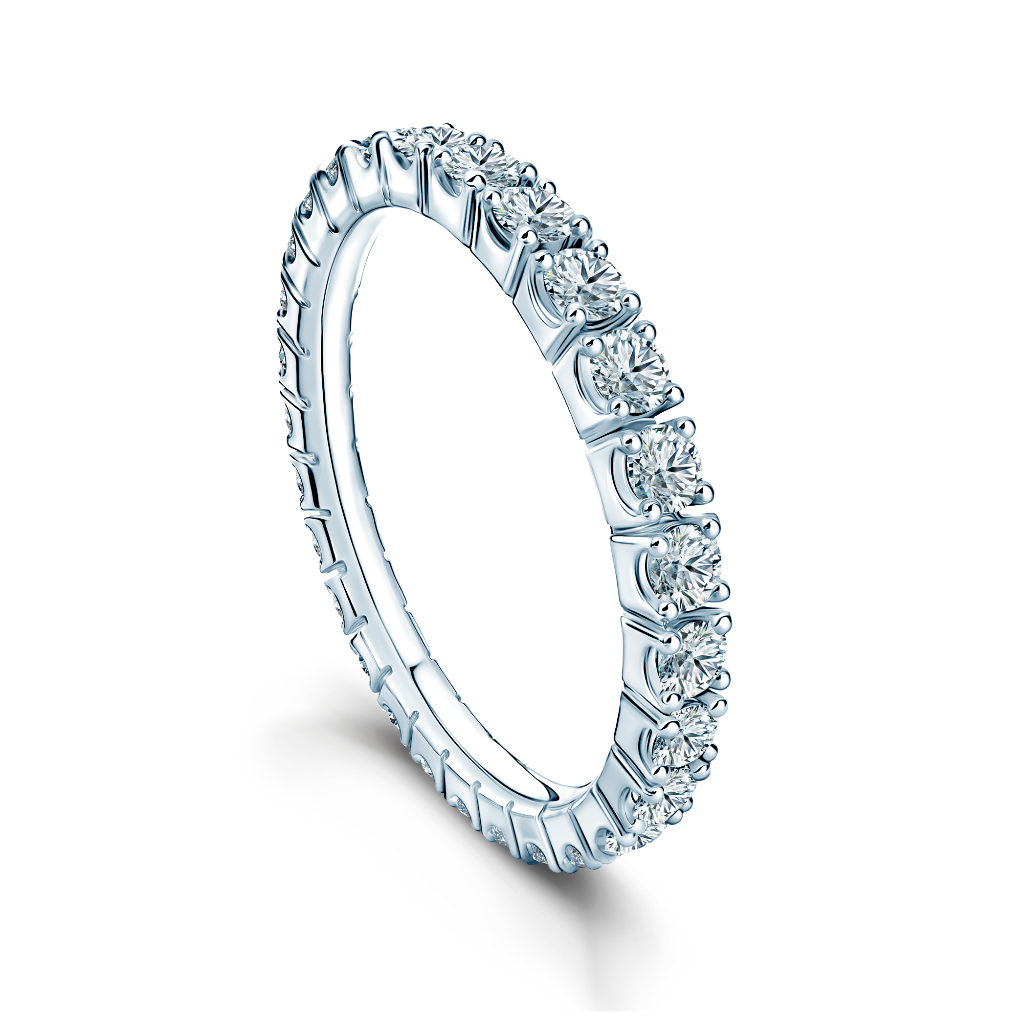 Pierścionek Symphony: srebro, diamenty laboratoryjne