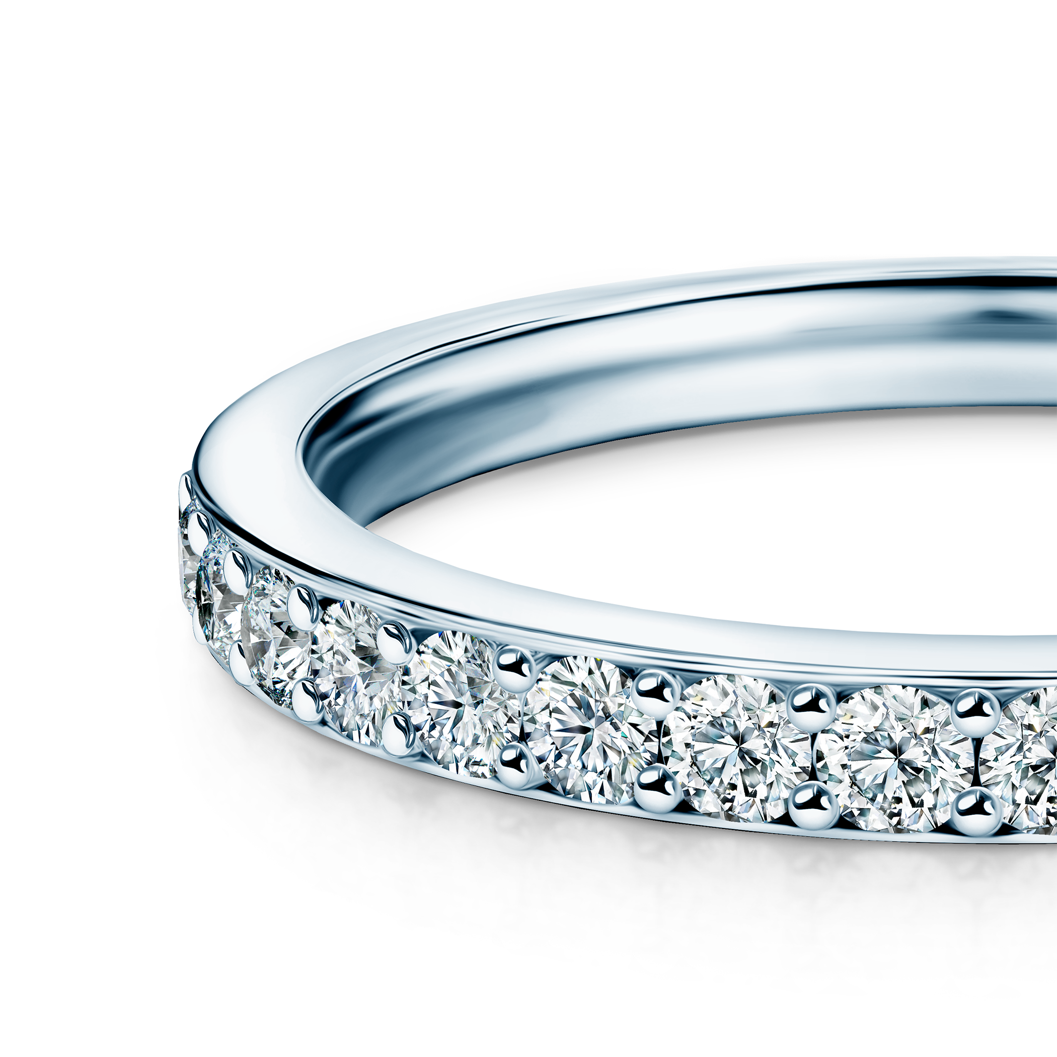 Pierścionek Symphony: srebro, diamenty laboratoryjne